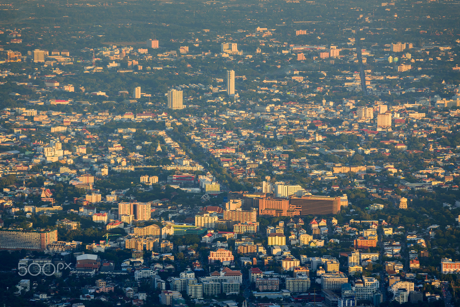 Tamron SP 70-200mm F2.8 Di VC USD sample photo. Chiang mai city from the top of mountain view. photography