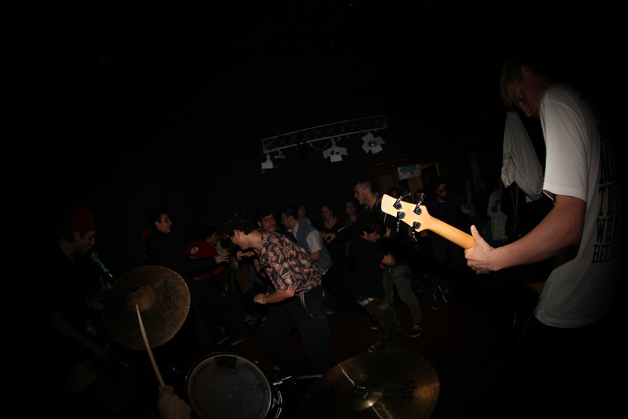 Canon EF 8-15mm F4L Fisheye USM sample photo. First concert photography