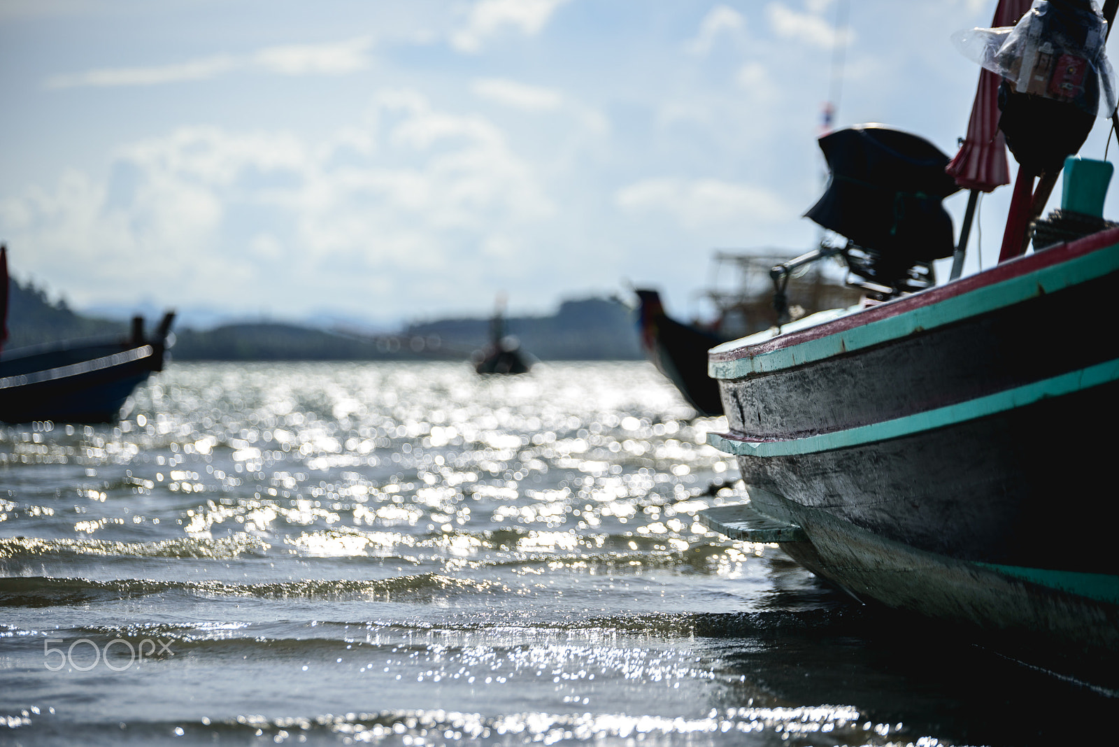 Nikon D750 + Tamron SP 70-200mm F2.8 Di VC USD sample photo. Fisherman's boats parking. photography