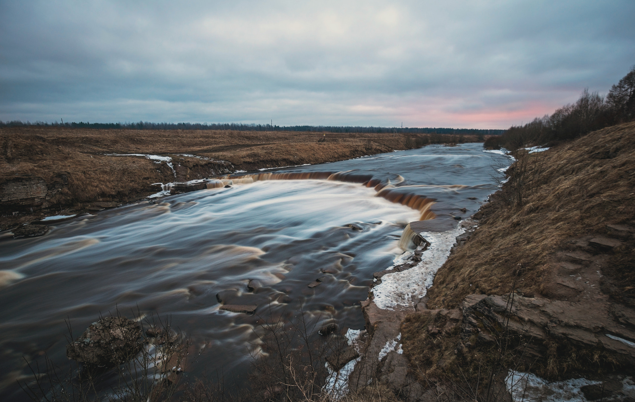 Pentax K-3 + A Series Lens sample photo. Spring river photography