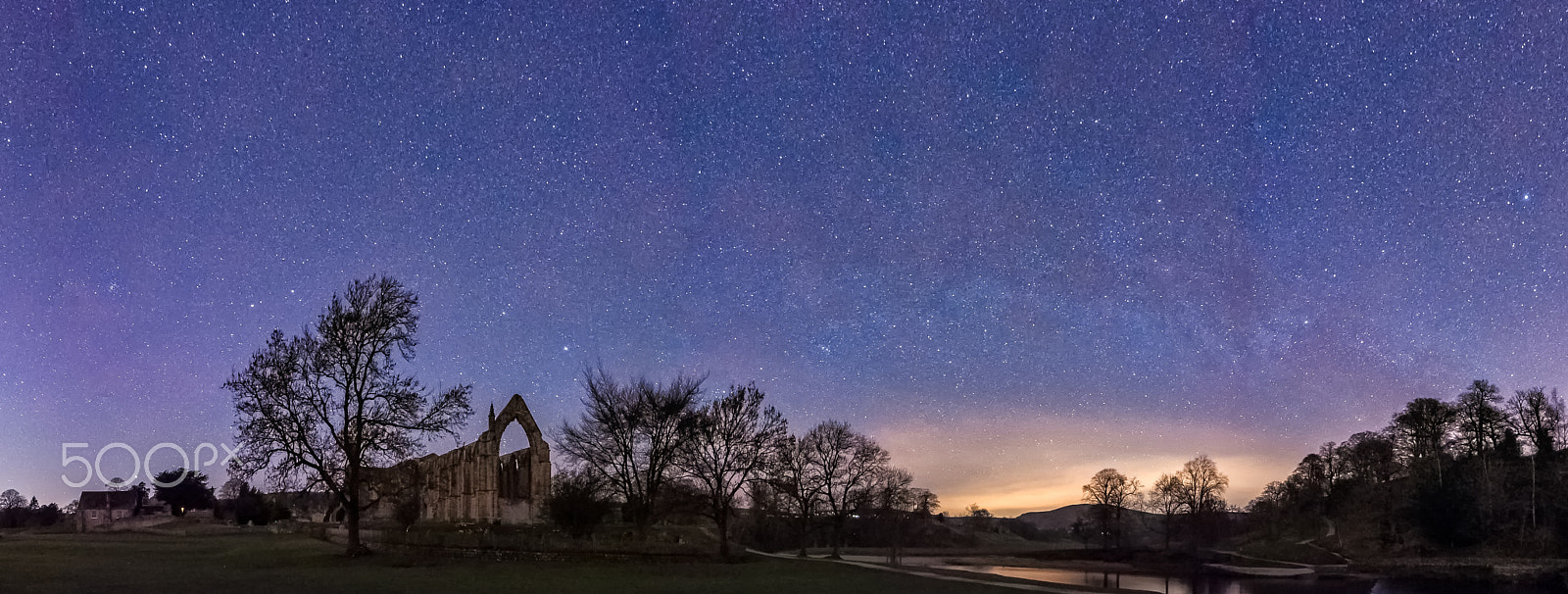 Nikon D90 sample photo. Milky way @ bolton abbey photography