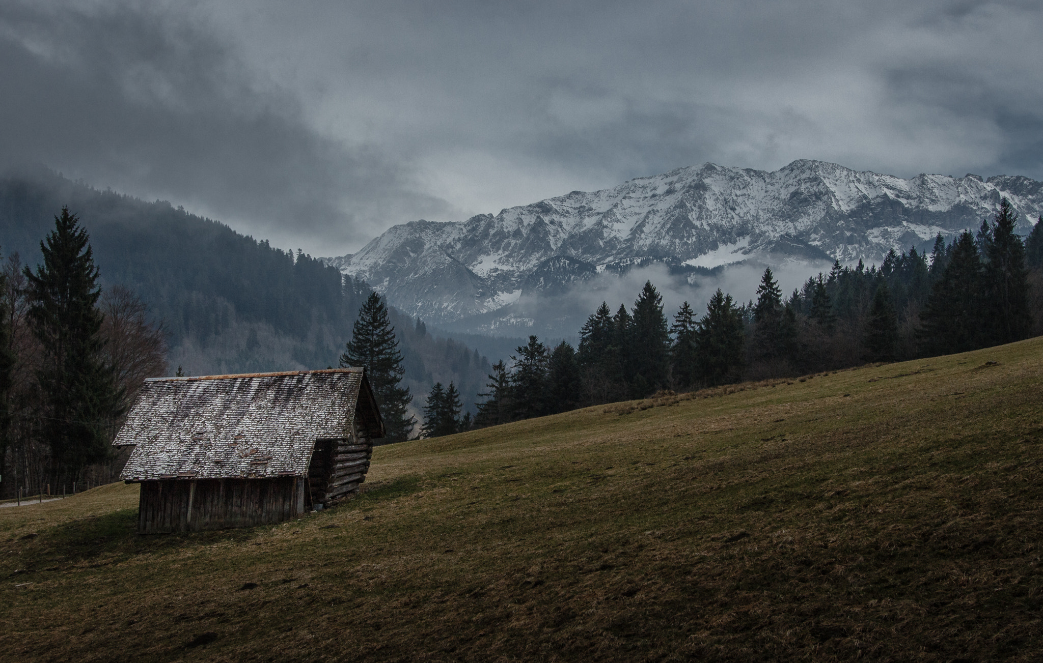Canon EF-S 10-22mm F3.5-4.5 USM sample photo. Foggy afternoon in the ammergauer alps photography