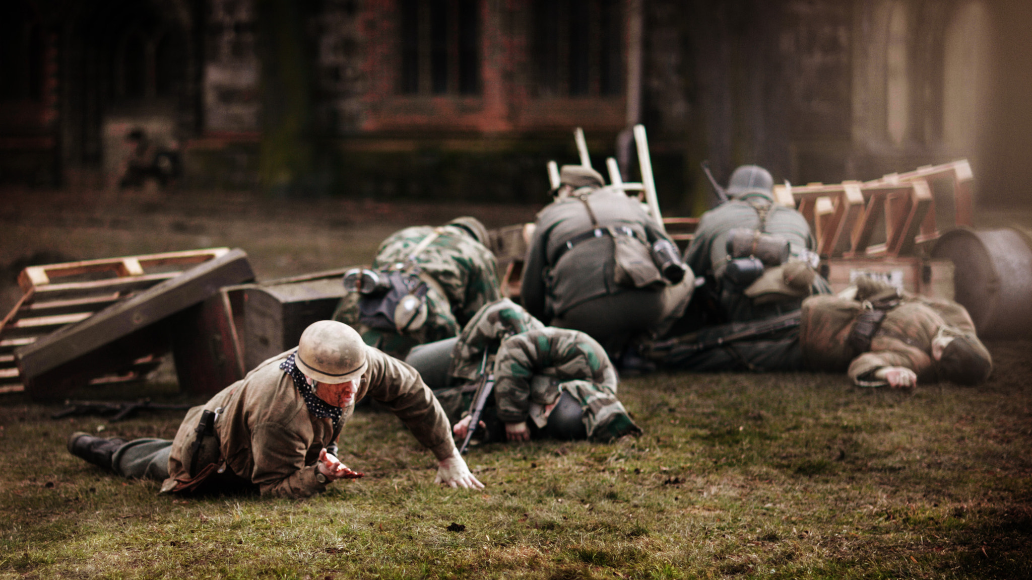 Canon EOS 5D + Canon EF 85mm F1.2 sample photo. Battle reenactment - 2 photography