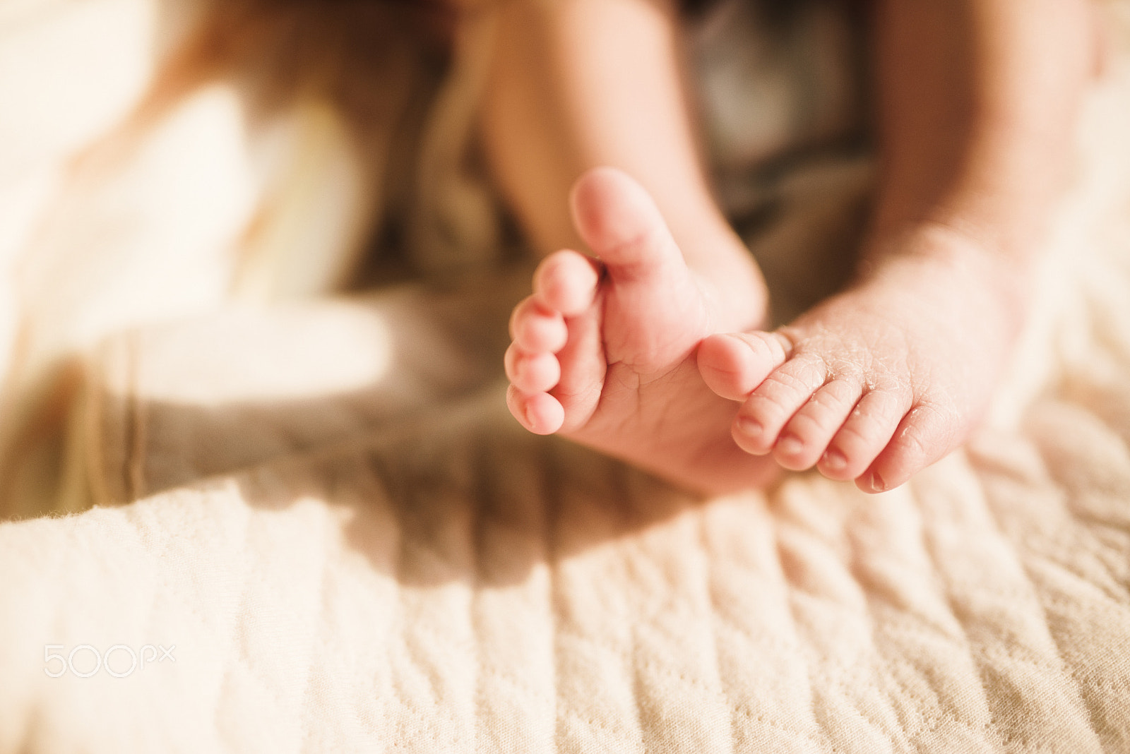 Nikon D610 sample photo. Baby feet photography