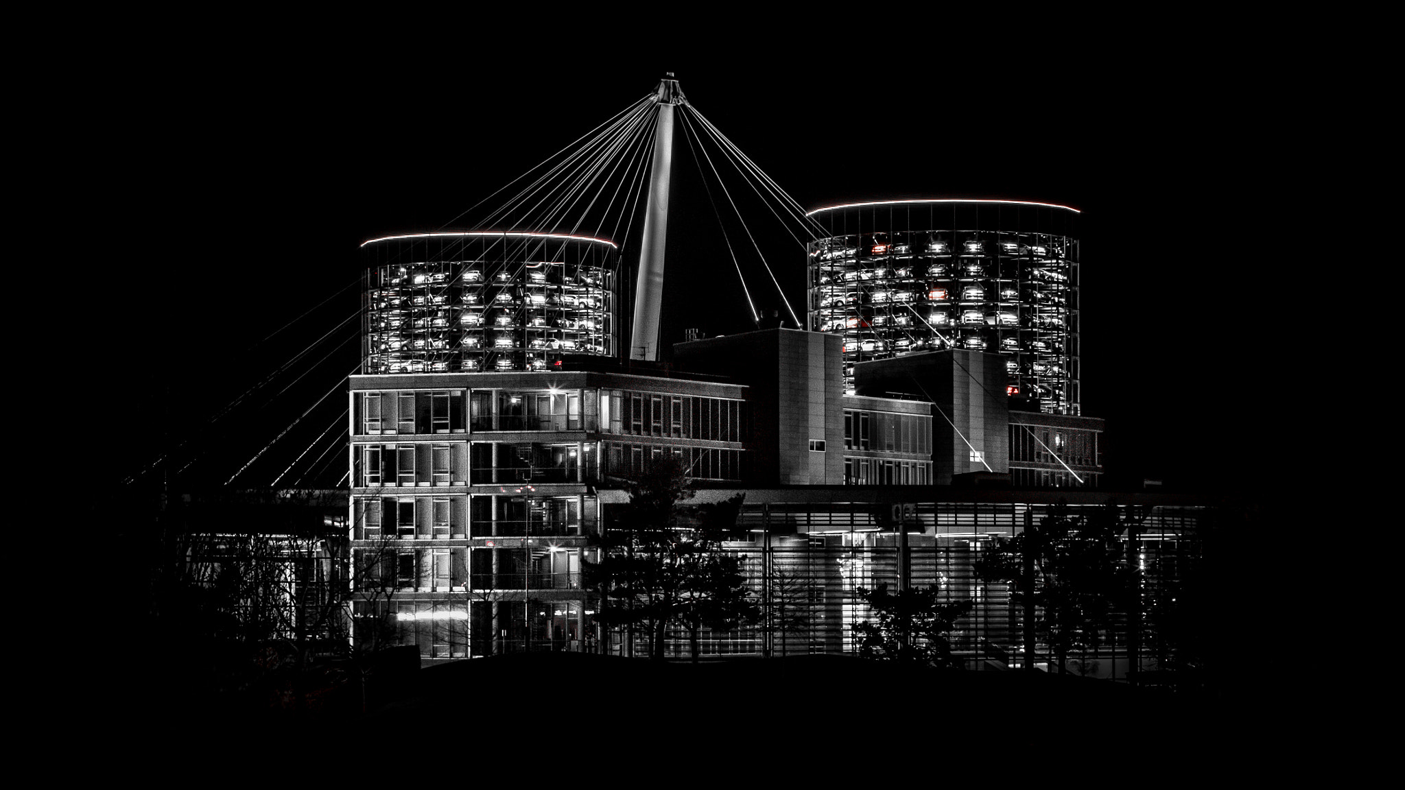 Canon EF 24-105mm F4L IS USM sample photo. Car tower photography