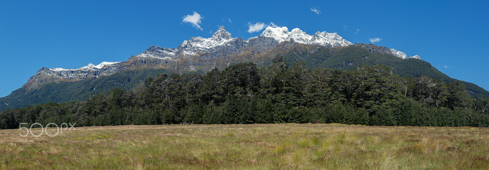 Canon EOS 70D sample photo. Panorama of earnslaw mounts in glenorchy photography