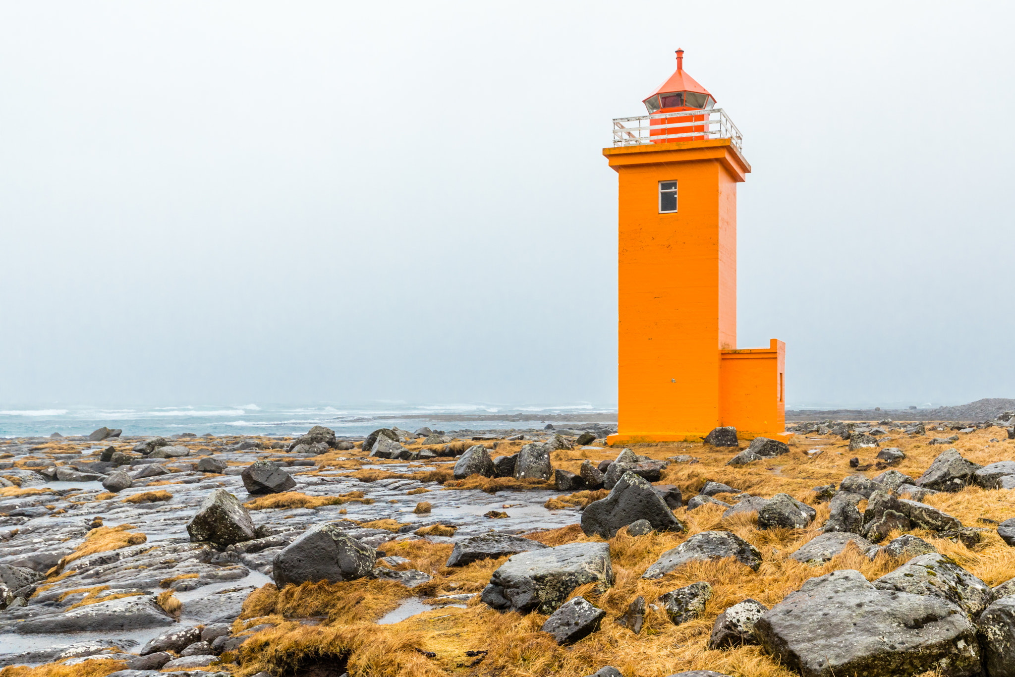 Canon EF 16-35mm F4L IS USM sample photo. Iceland-reykjanes peninsula-stafnesviti [lighthouse] photography