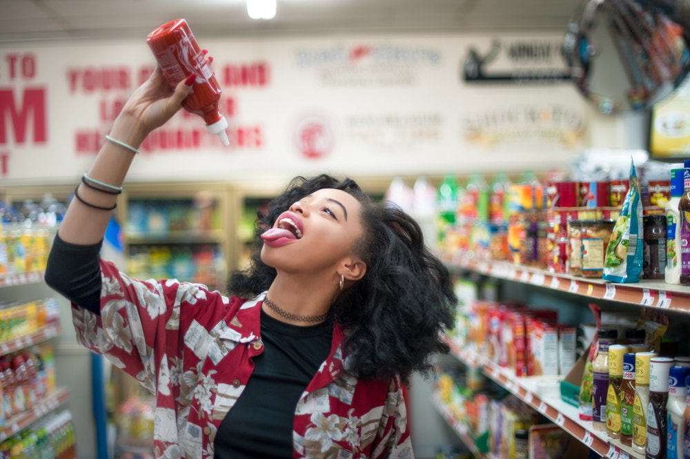 Nikon D700 + Nikon AF-S Nikkor 50mm F1.4G sample photo. Convenience store shenanigans. photography