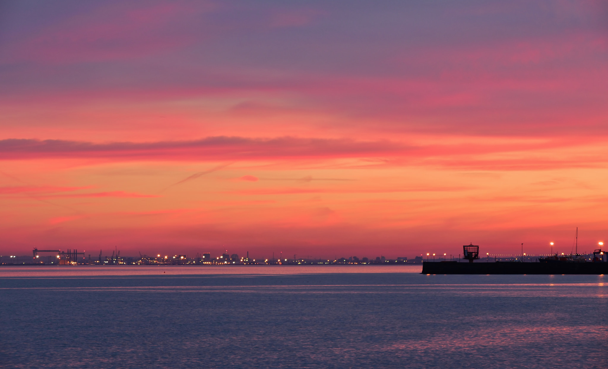 Nikon D5500 sample photo. Sunset city photography