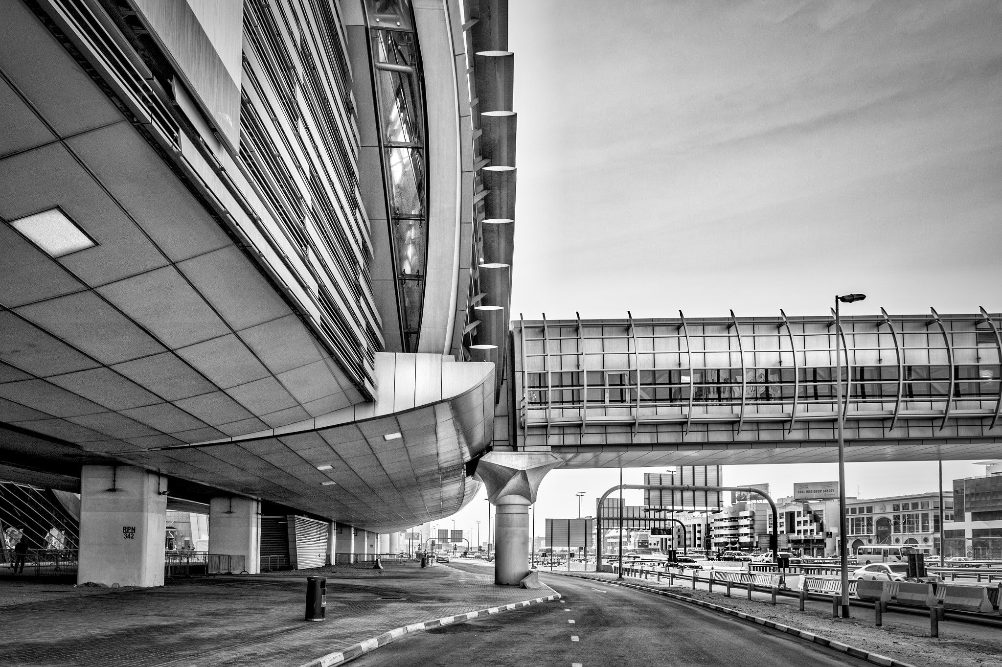 Nikon AF-S Nikkor 24-70mm F2.8G ED sample photo. Metro station dubai looks like space station ! photography