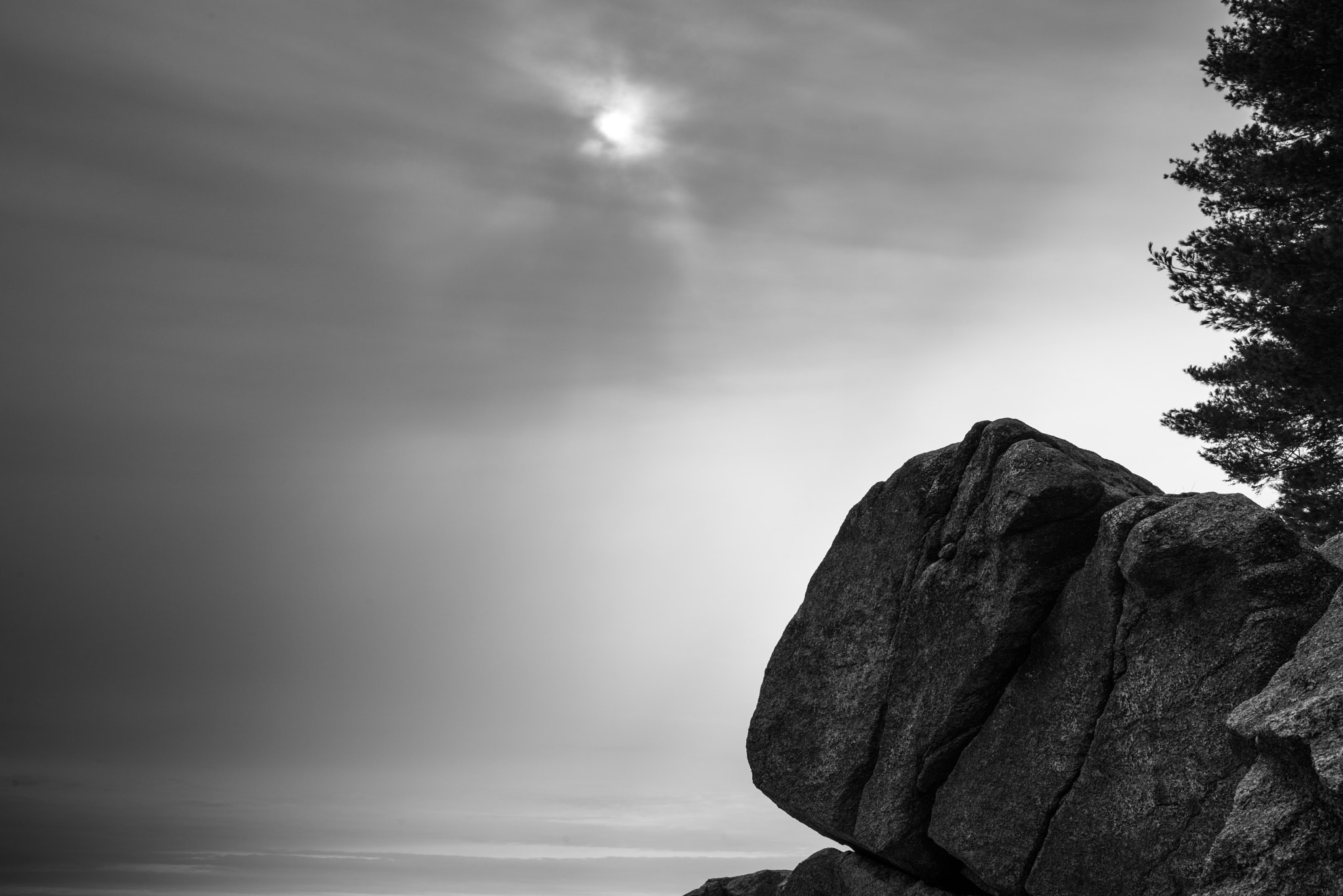 Pentax K-1 sample photo. Rock on the edge of the sky photography