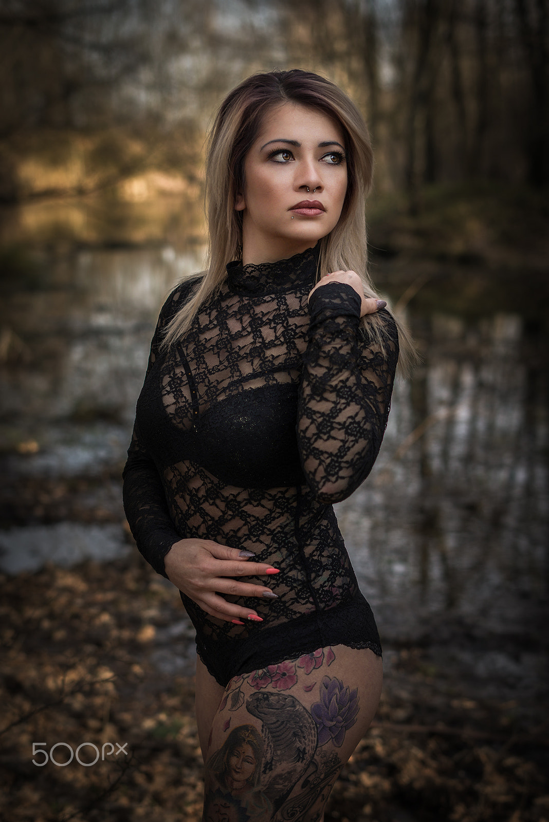 Sony a7R + Sony FE 50mm F1.8 sample photo. Forest lake photography