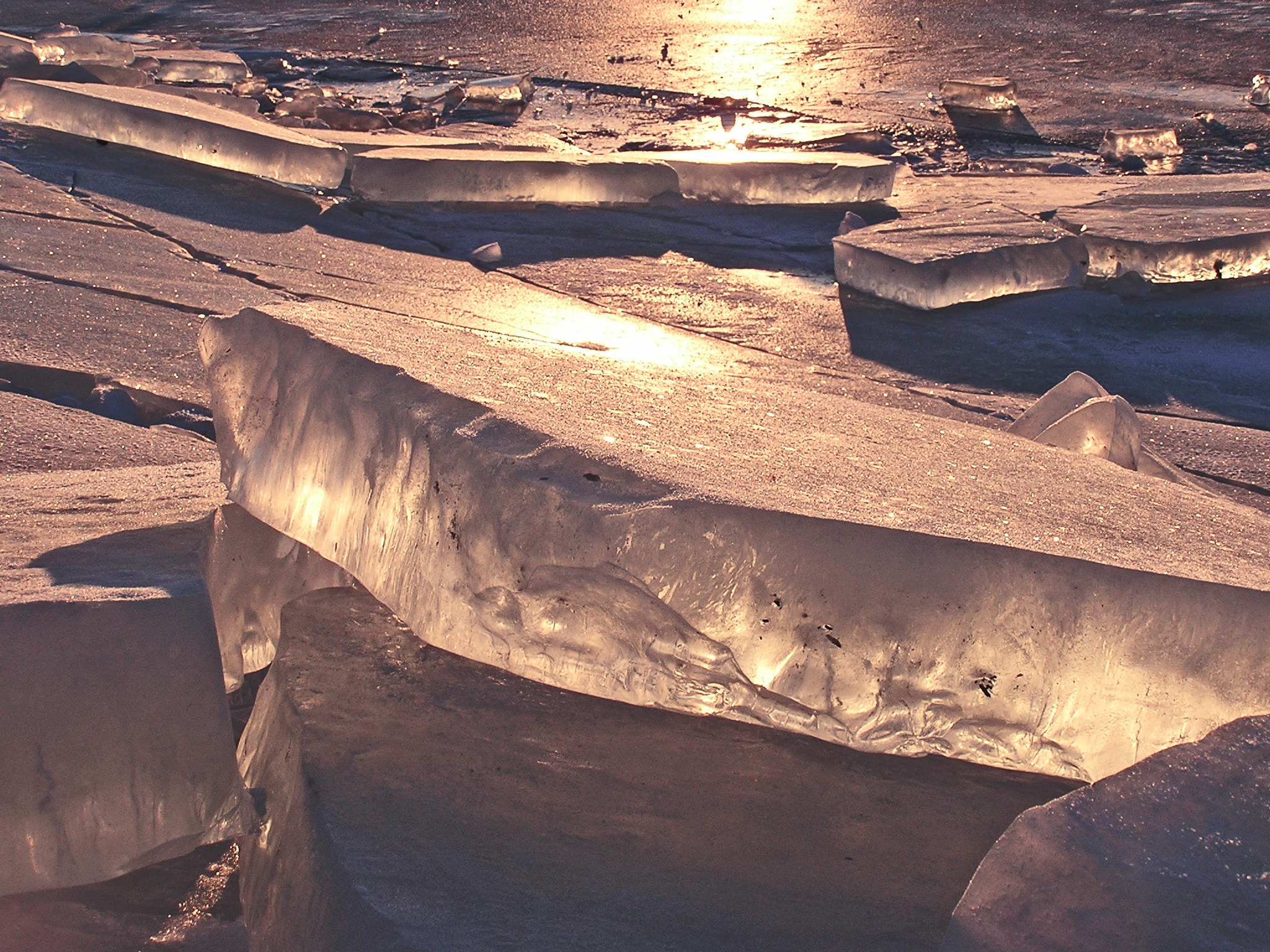 Olympus C740UZ sample photo. Ice ridges photography