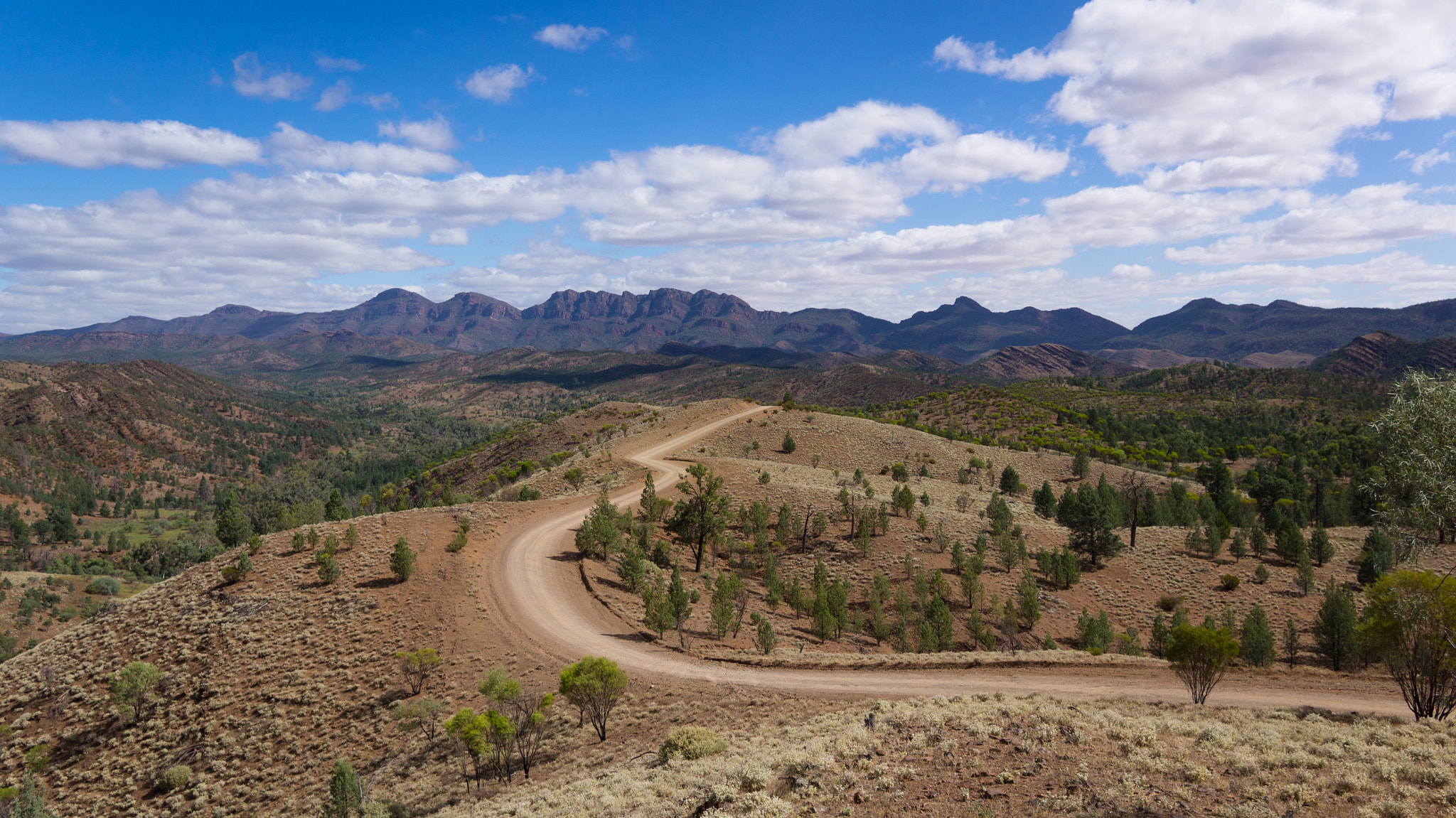 Sony Alpha NEX-5N + Sigma 19mm F2.8 EX DN sample photo. Razorback lookout in the flinders ranges, sa photography