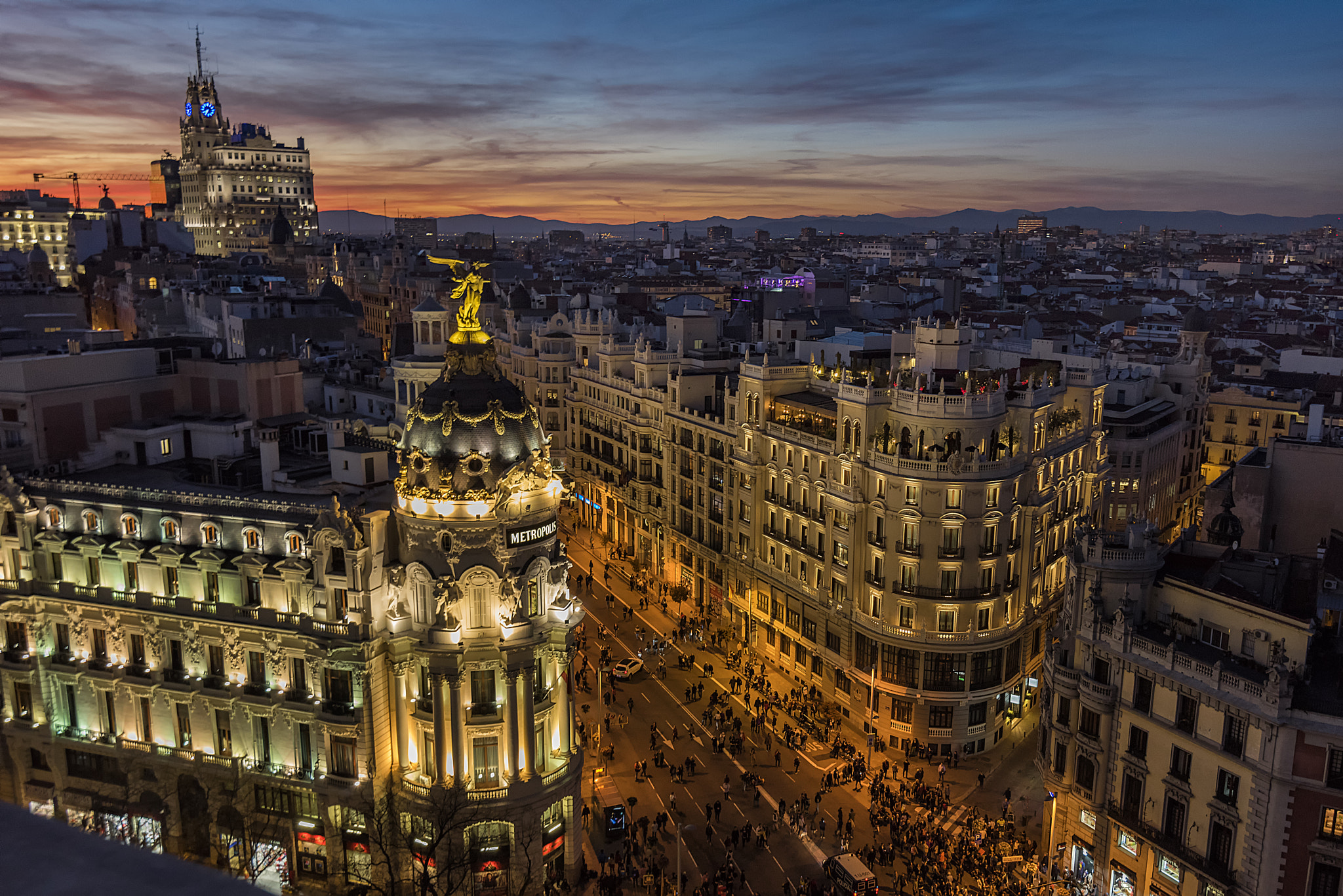 Nikon D810 + Tokina AT-X 16-28mm F2.8 Pro FX sample photo. Madrid desde el cielo photography