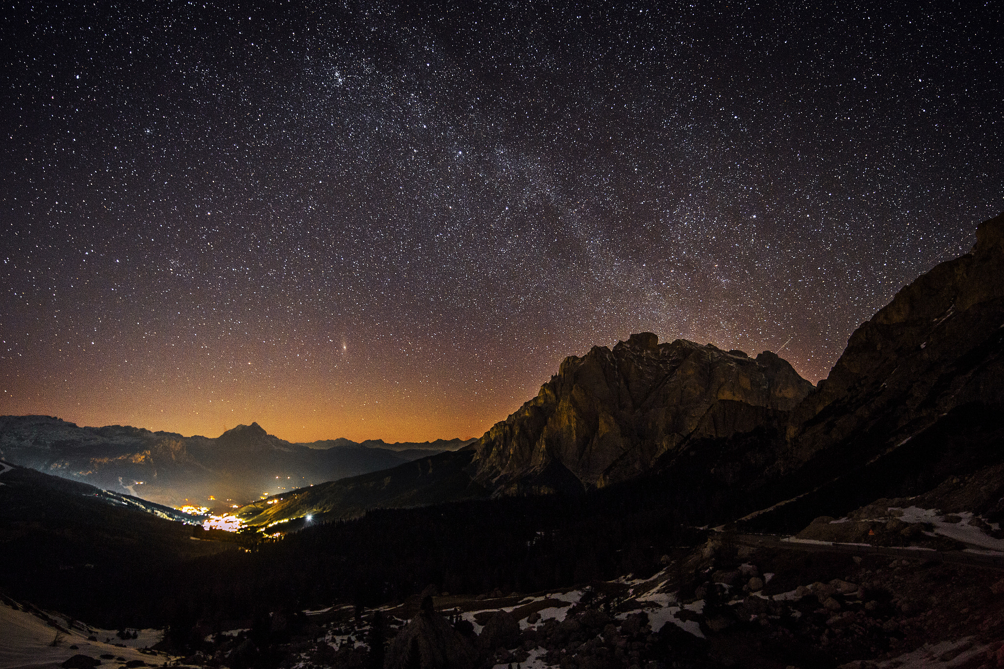 Canon EOS-1D X sample photo. Dolomites stars photography