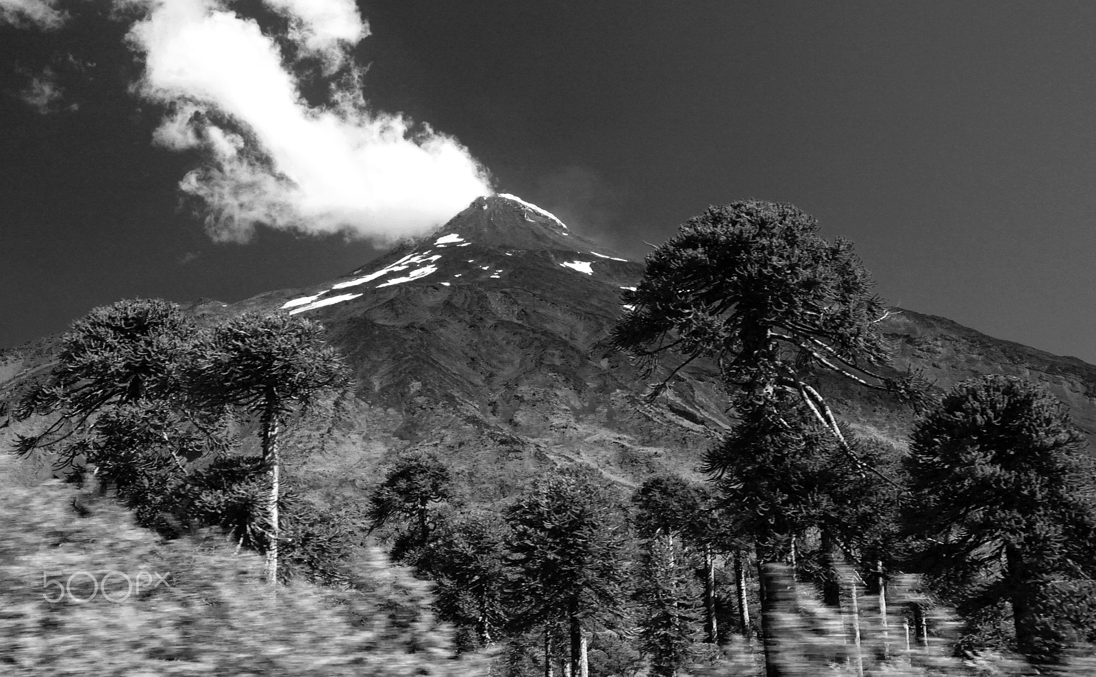 Canon EOS 50D sample photo. Patagonia vulcano view photography