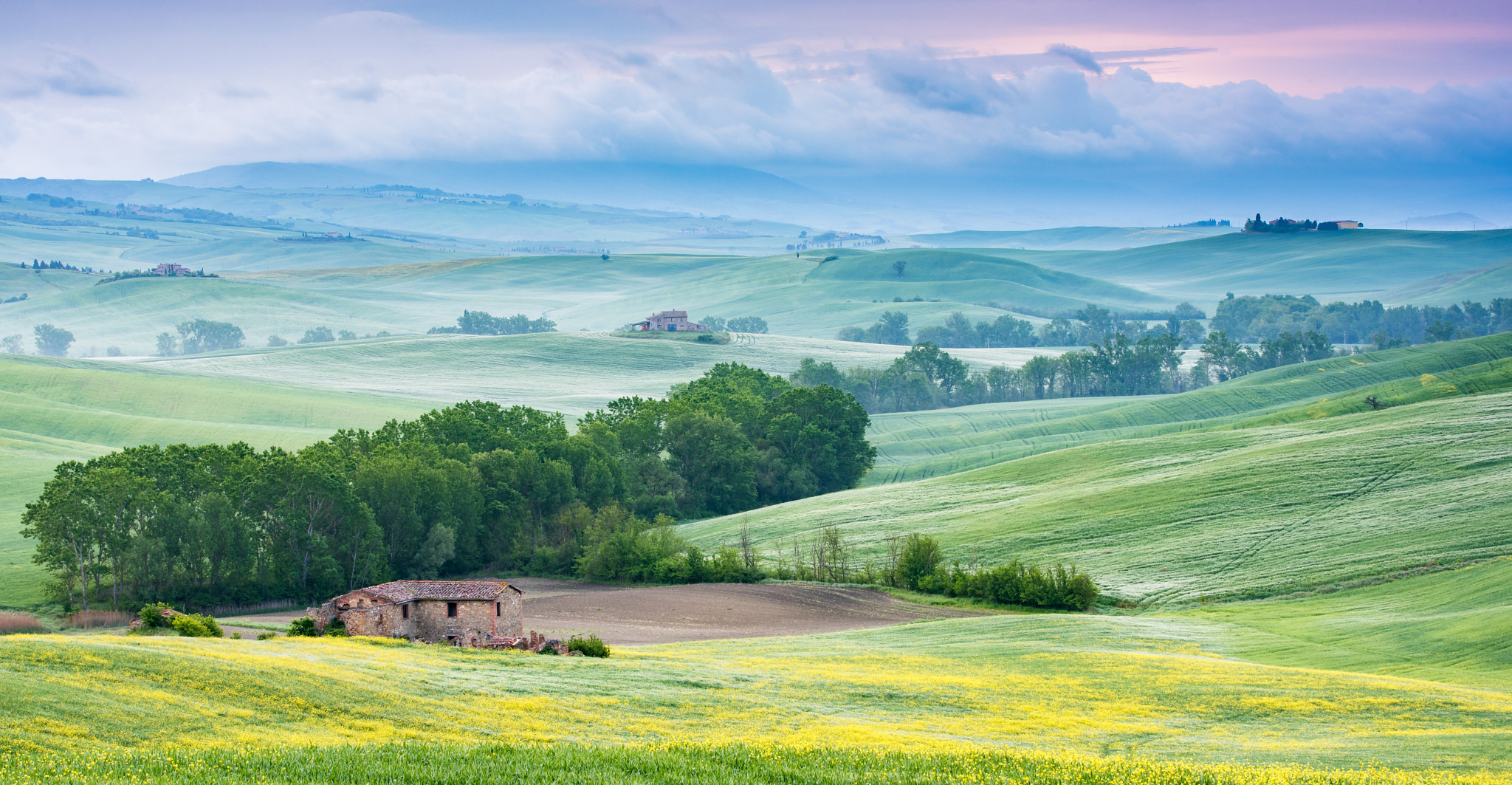 Nikon D810 + Tamron SP 70-200mm F2.8 Di VC USD sample photo. Tuscan landscape photography