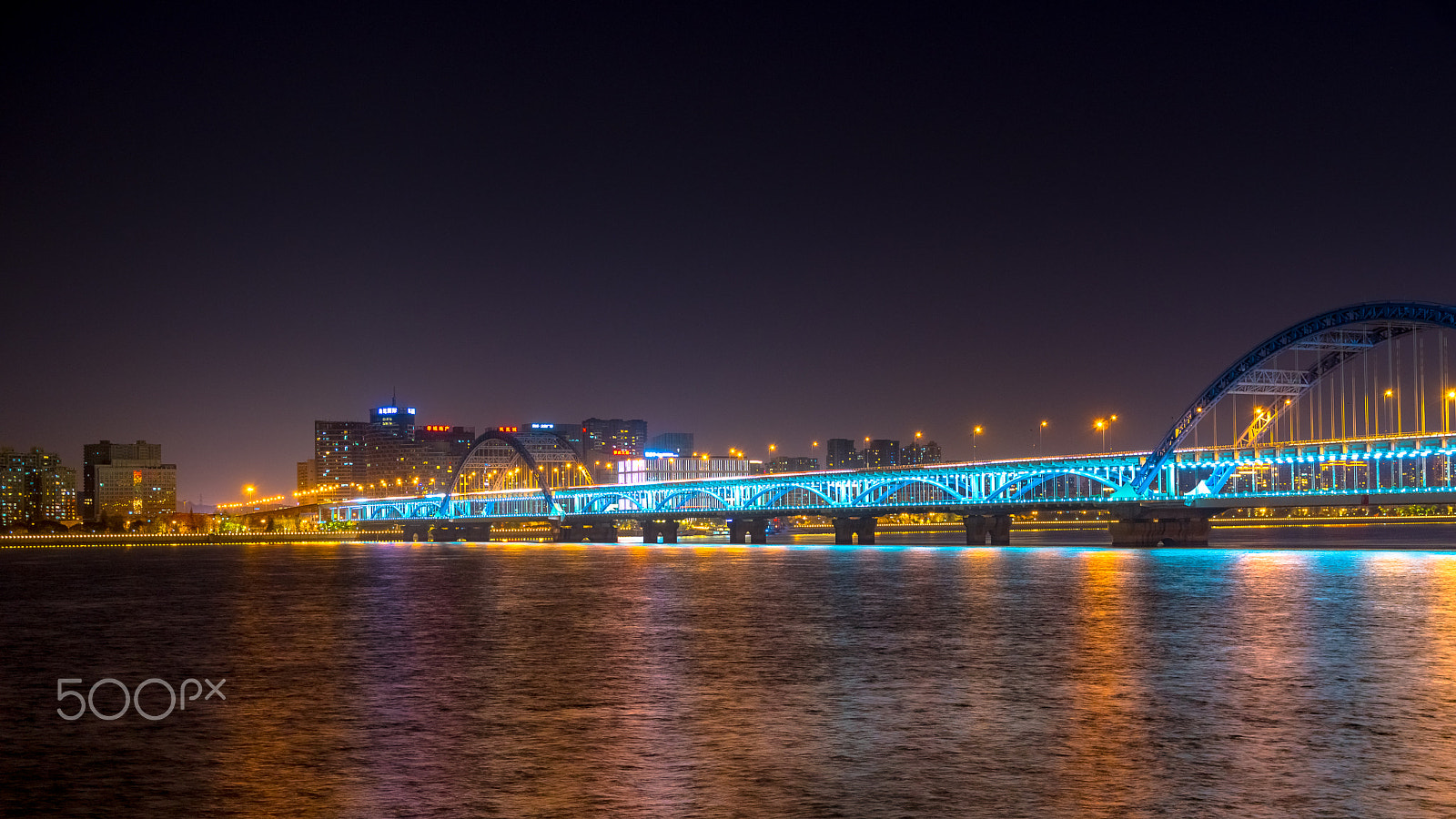 Pentax K-3 II sample photo. Bridge to serenity: hangzhou nights photography