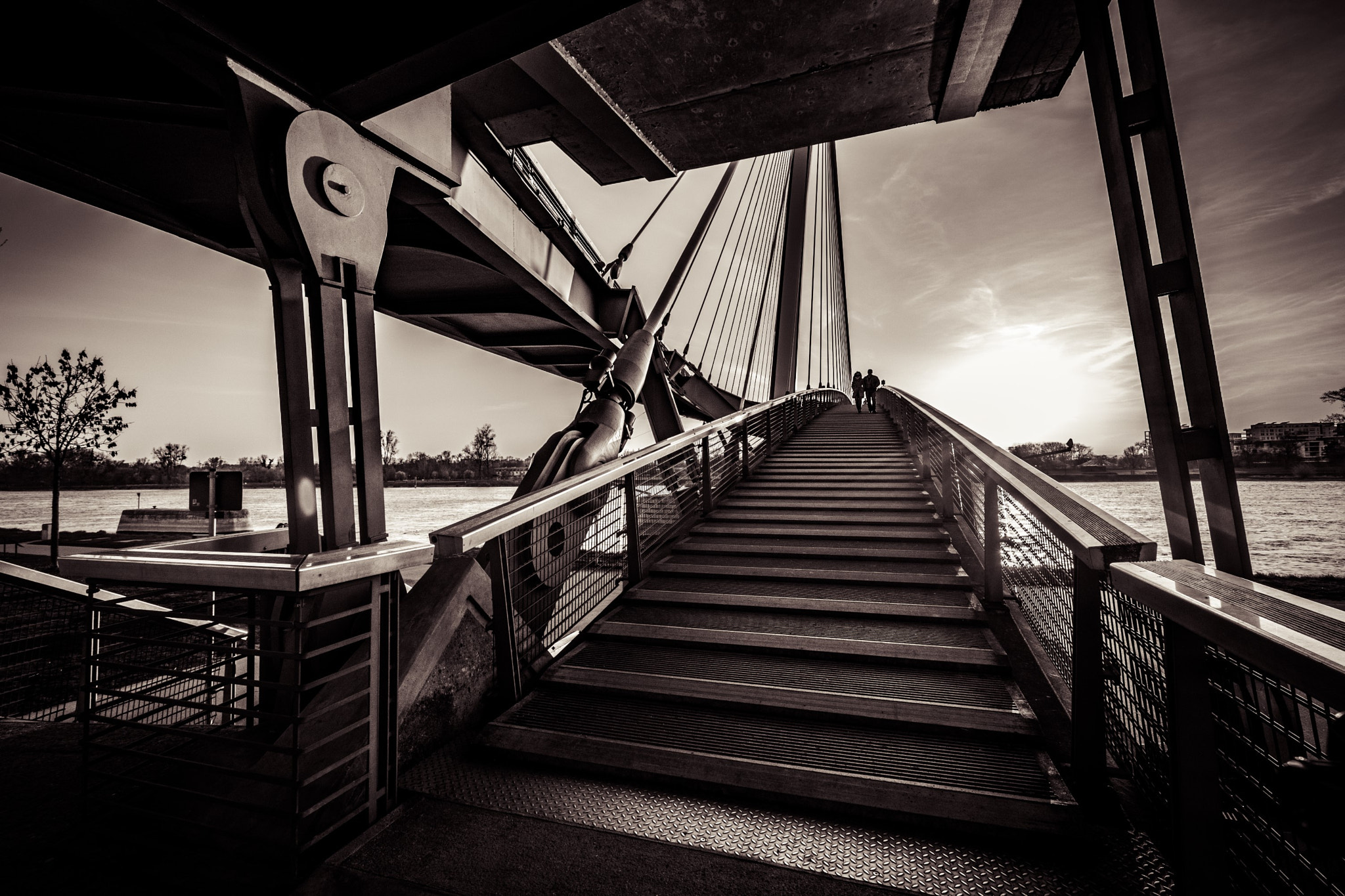 Nikon D7200 sample photo. Sunset bridge photography