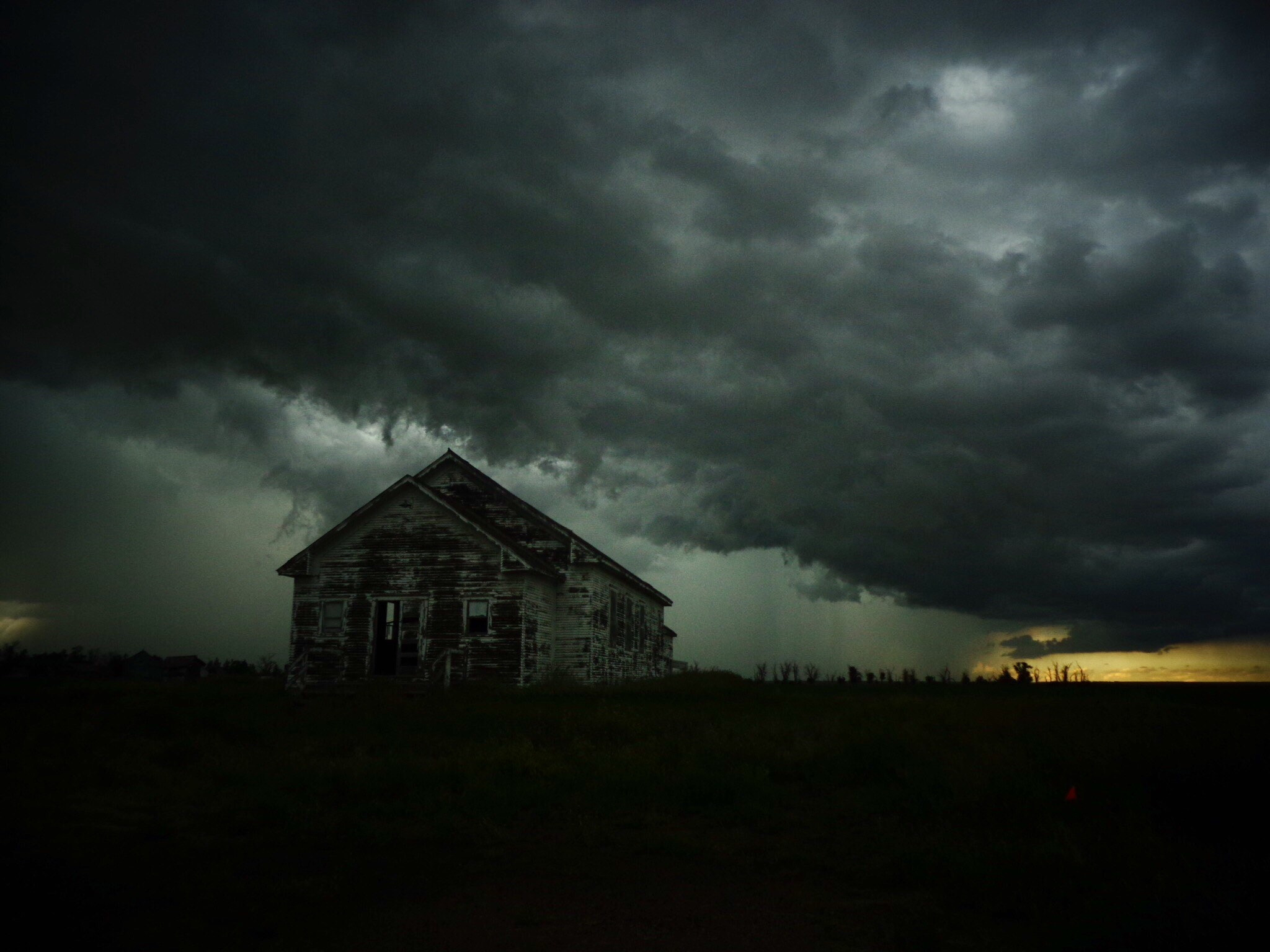 Sony Cyber-shot DSC-W690 sample photo. Storm in nebraska photography