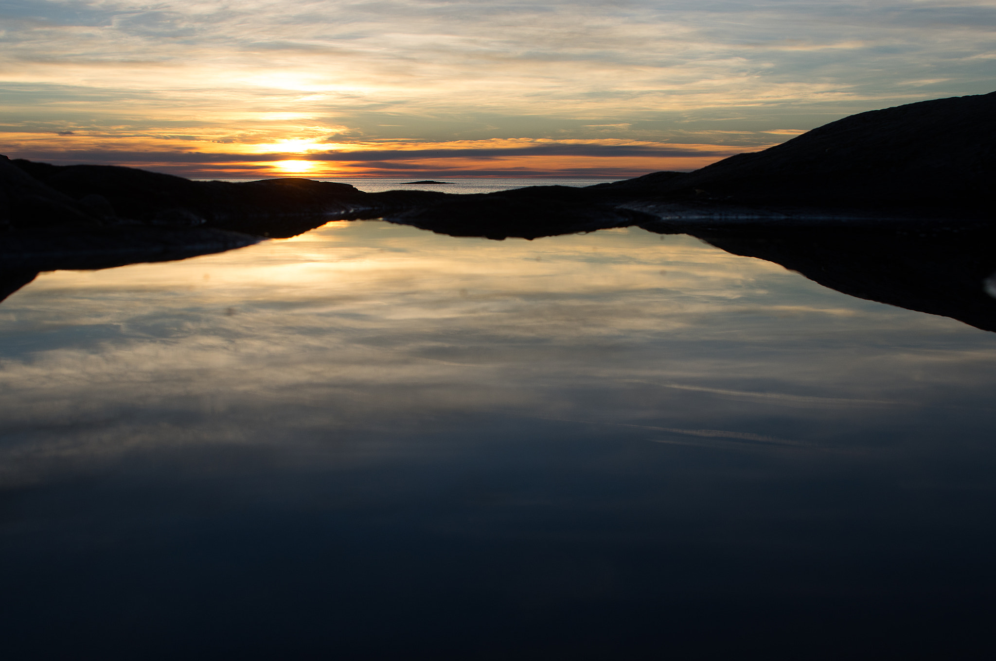 Pentax K-3 sample photo. Reflection sunrise photography