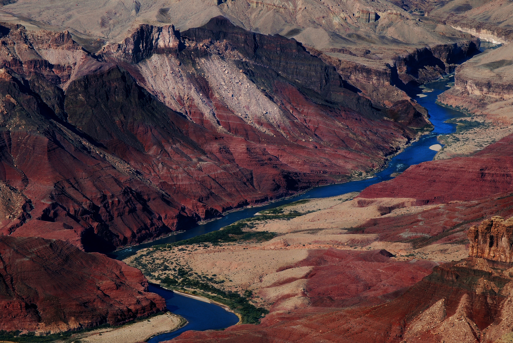Nikon D60 sample photo. Colorado river flowing through the grand canyon photography