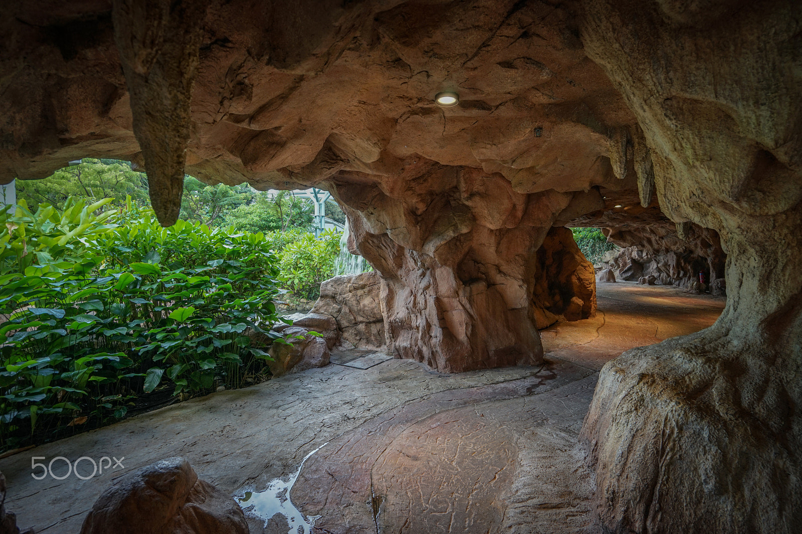 Sony a7 sample photo. Artificial cave photography