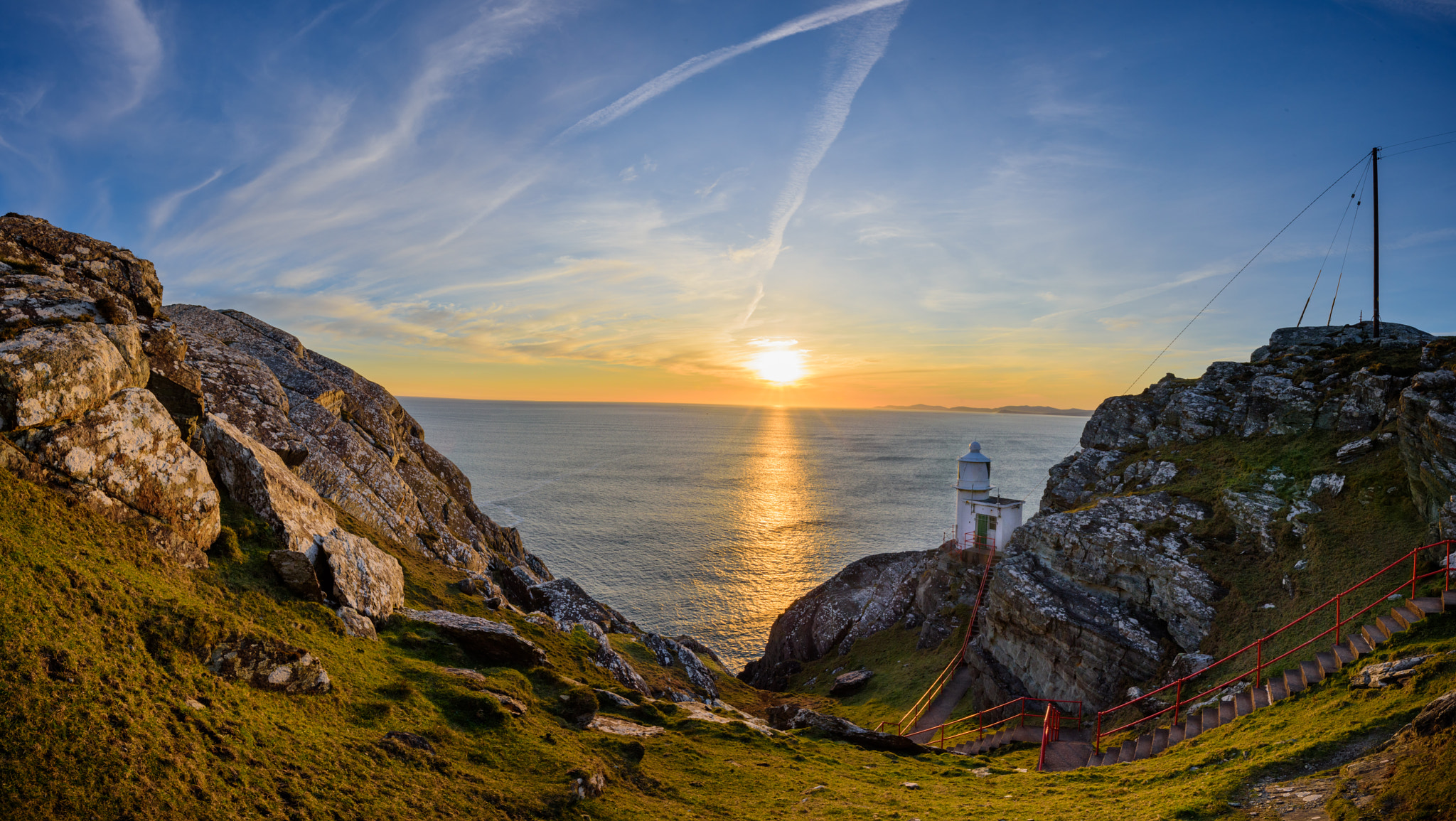 Nikon D810 sample photo. Lighthouse on sheep's head peninsula photography