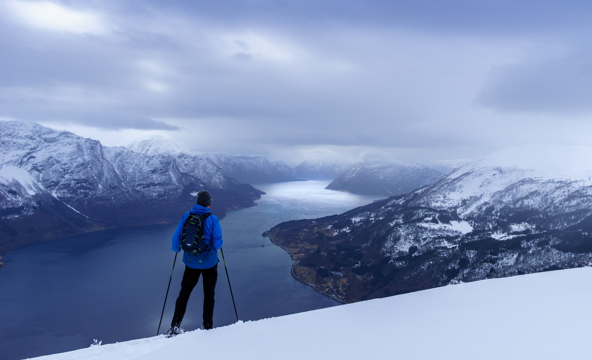 Sony a6000 sample photo. Above the fjord photography