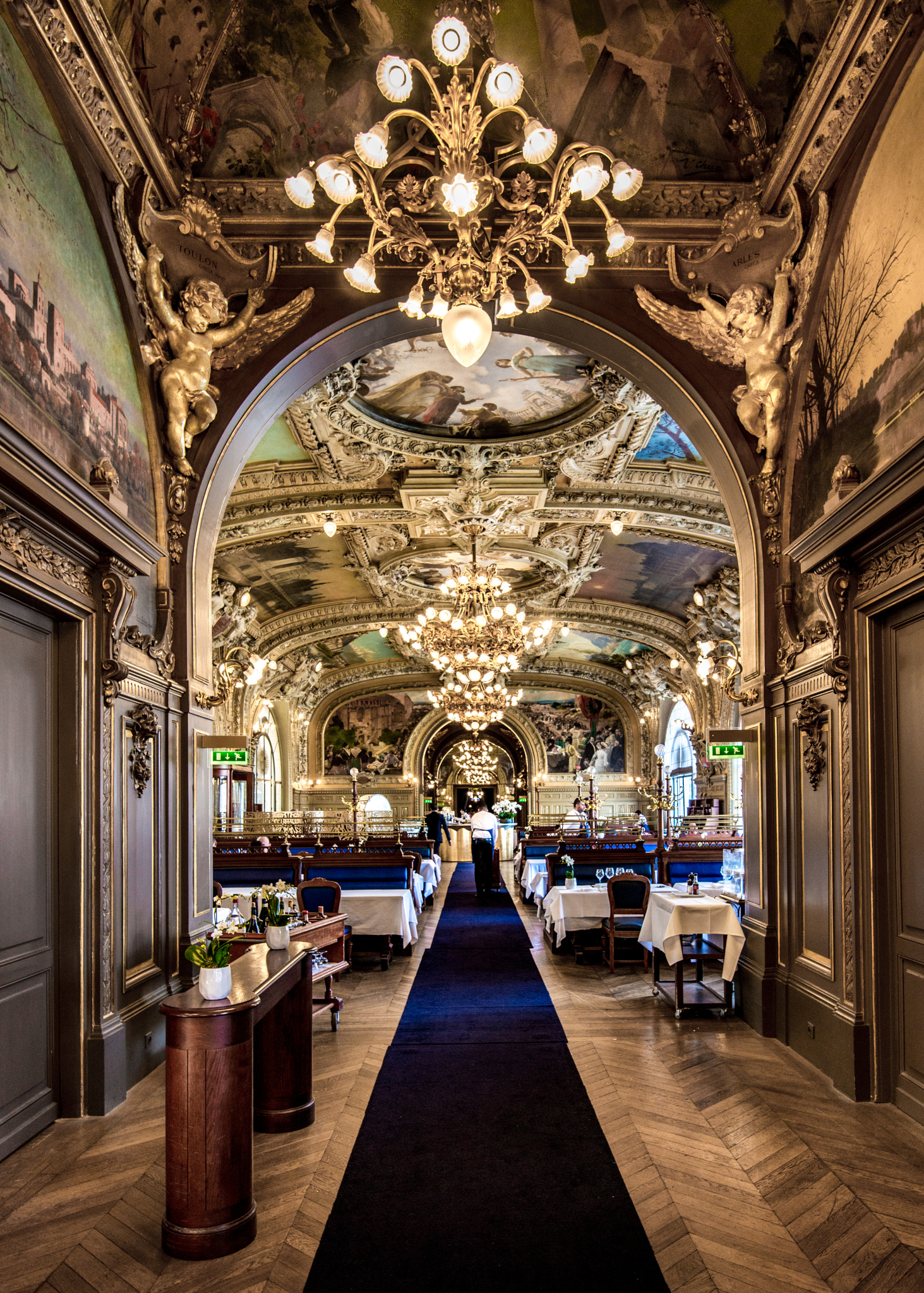Nikon AF-S Nikkor 16-35mm F4G ED VR sample photo. Paris - restaurant le train bleu photography