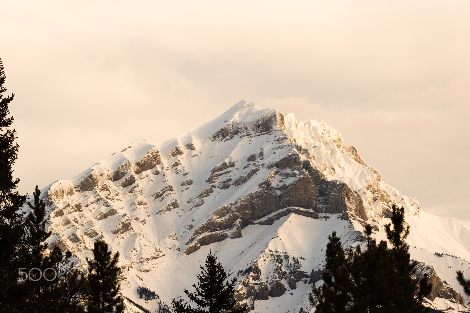 Canon EOS 7D Mark II + Canon EF 100-400mm F4.5-5.6L IS USM sample photo. Mountain in banff photography