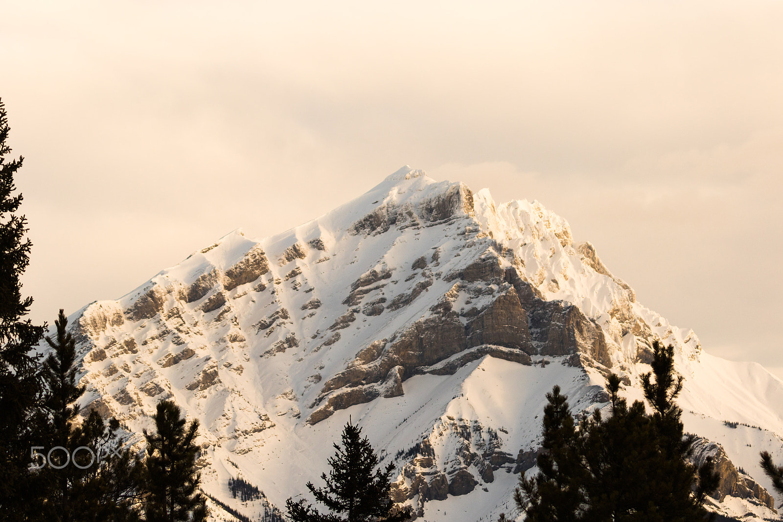 Canon EF 100-400mm F4.5-5.6L IS USM sample photo. Mountain in banff photography