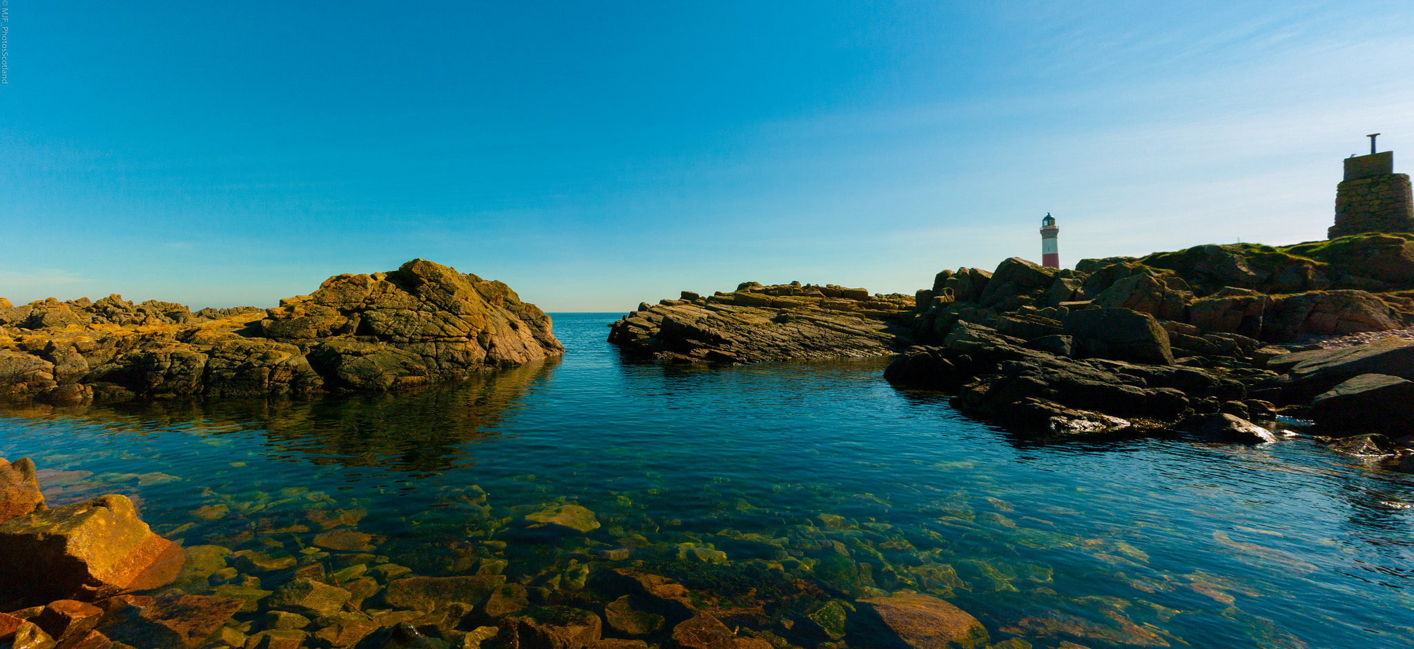 Samsung GX-20 sample photo. Buchan ness lighthouse photography