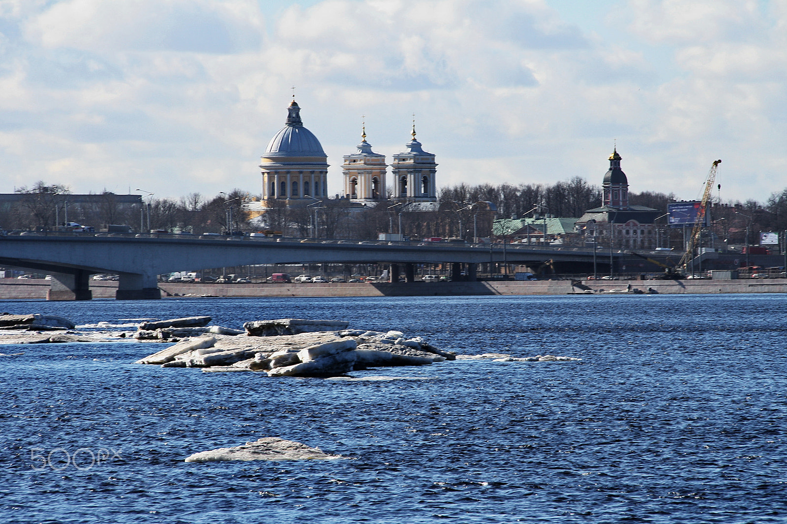 Canon EOS 1000D (EOS Digital Rebel XS / EOS Kiss F) sample photo. The last ice on the neva - 2 photography