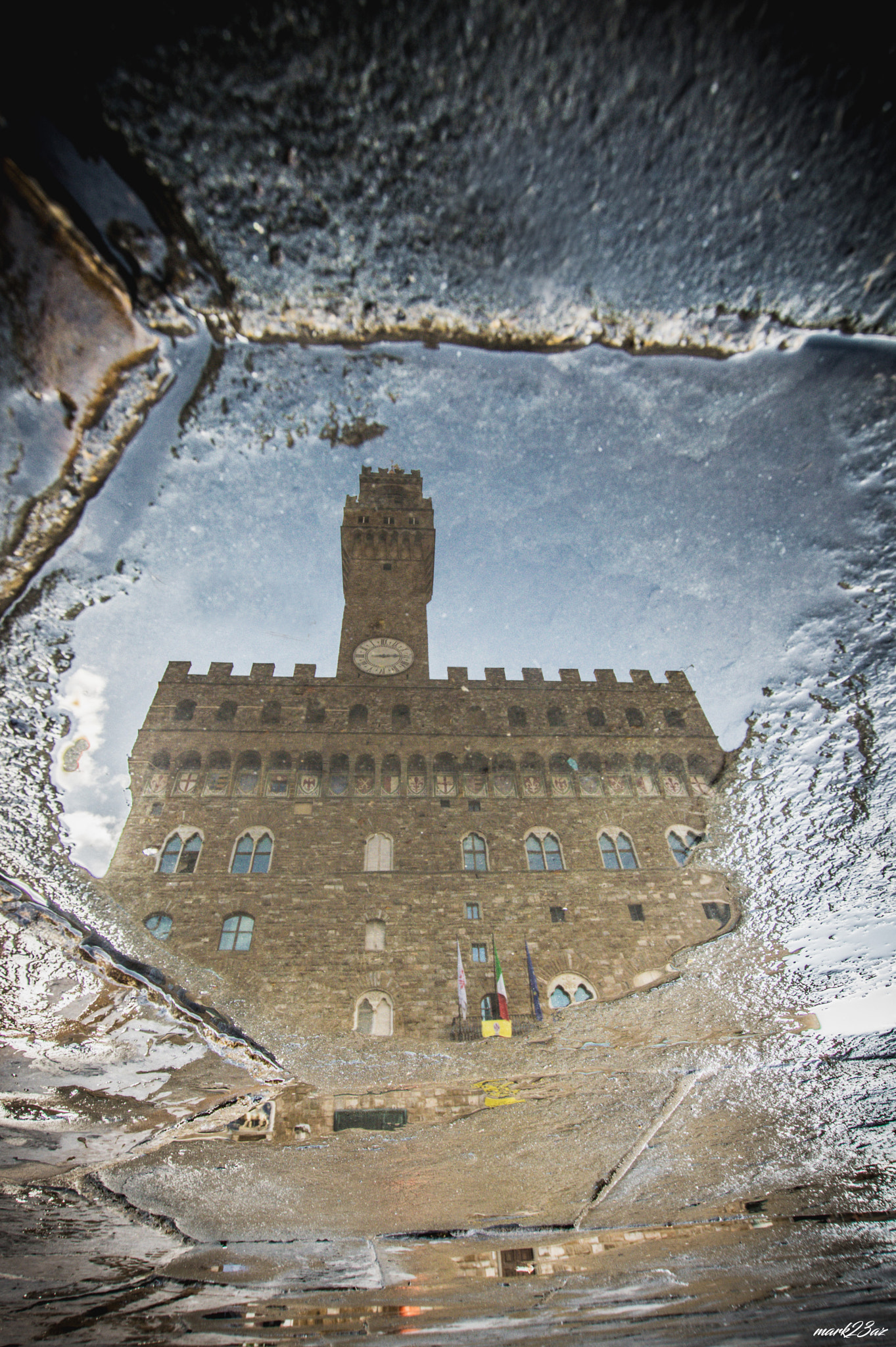 Nikon D3300 + Sigma 10-20mm F3.5 EX DC HSM sample photo. Riflesso palazzo vecchio photography