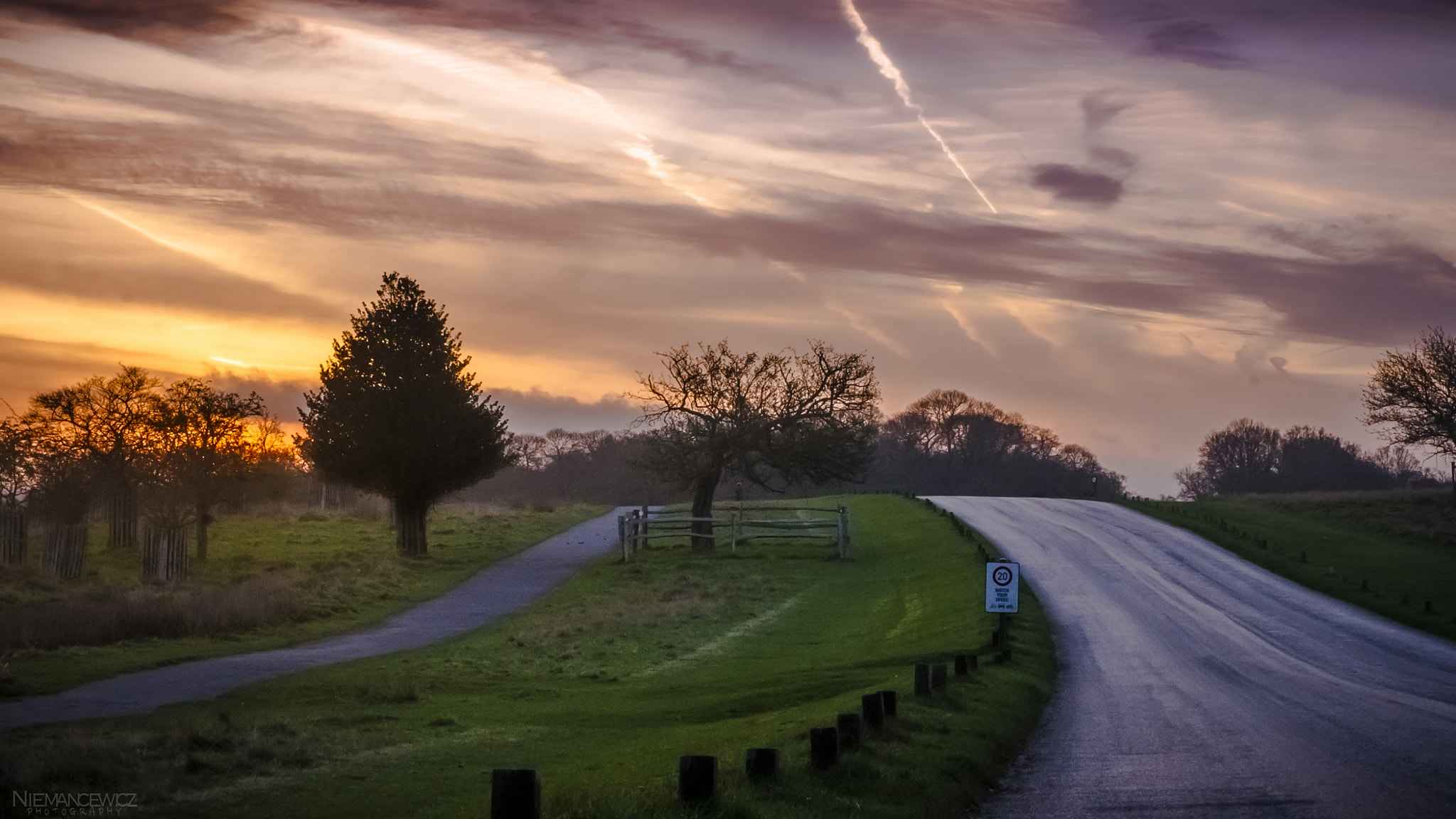 Sony Alpha DSLR-A500 sample photo. Sunrise in richmond park photography