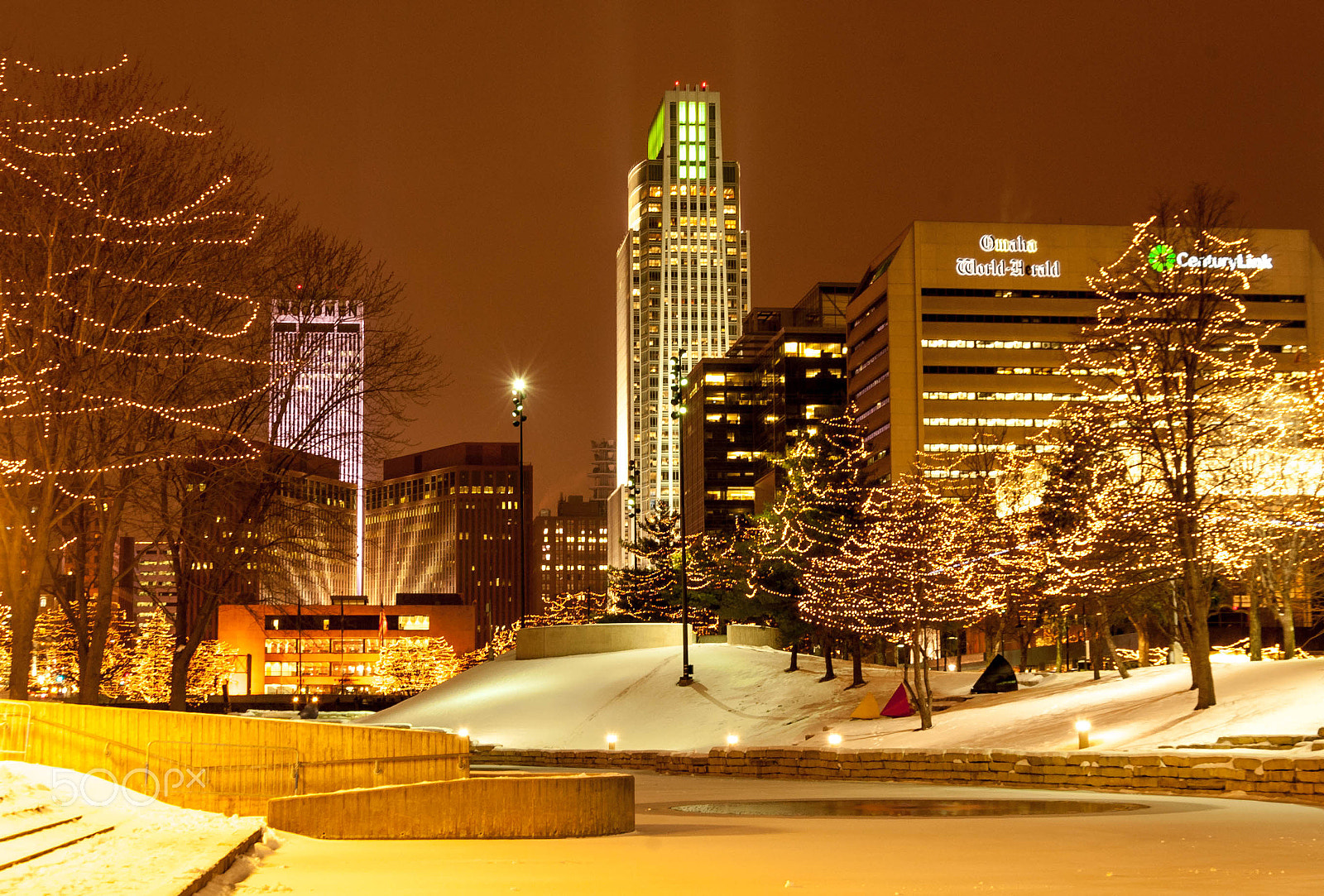 Nikon D700 sample photo. Holiday lights photography