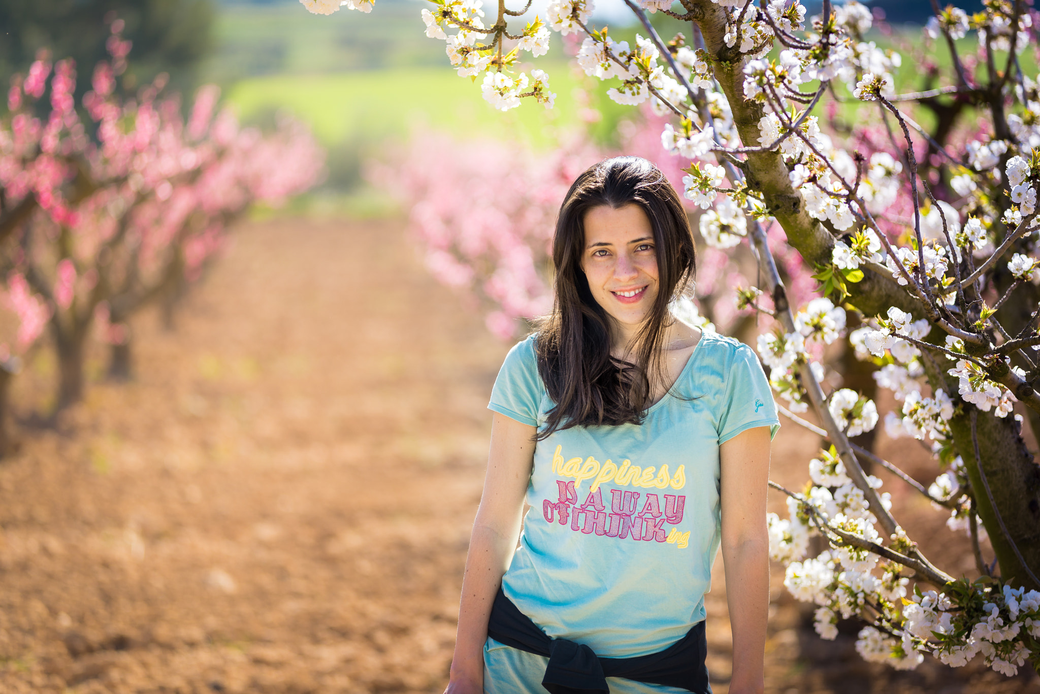 Nikon D610 + Sigma 105mm F2.8 EX DG Macro sample photo. Spring girl photography
