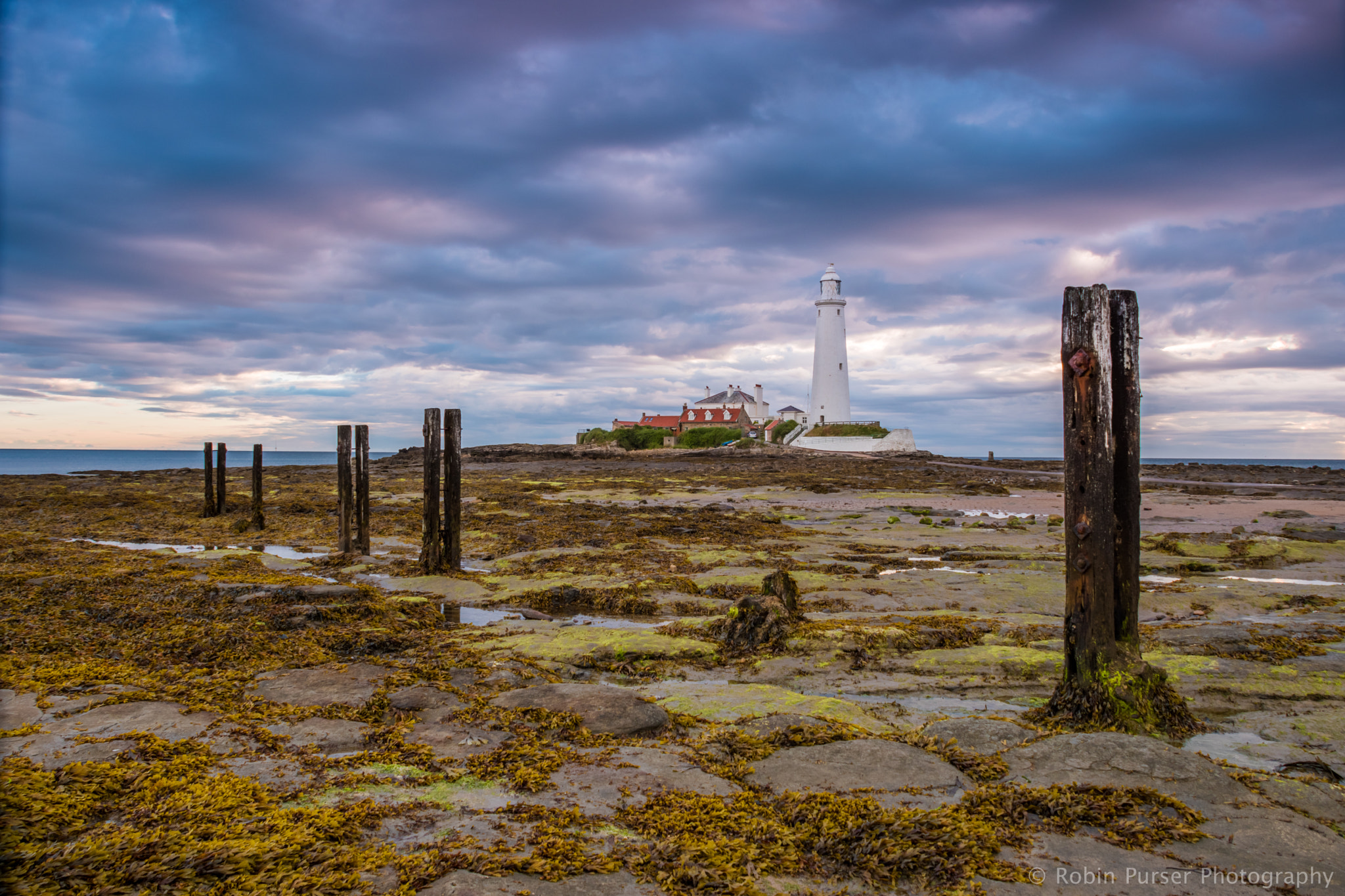 Nikon D5500 sample photo. Sunrise at st mary's lighthouse photography