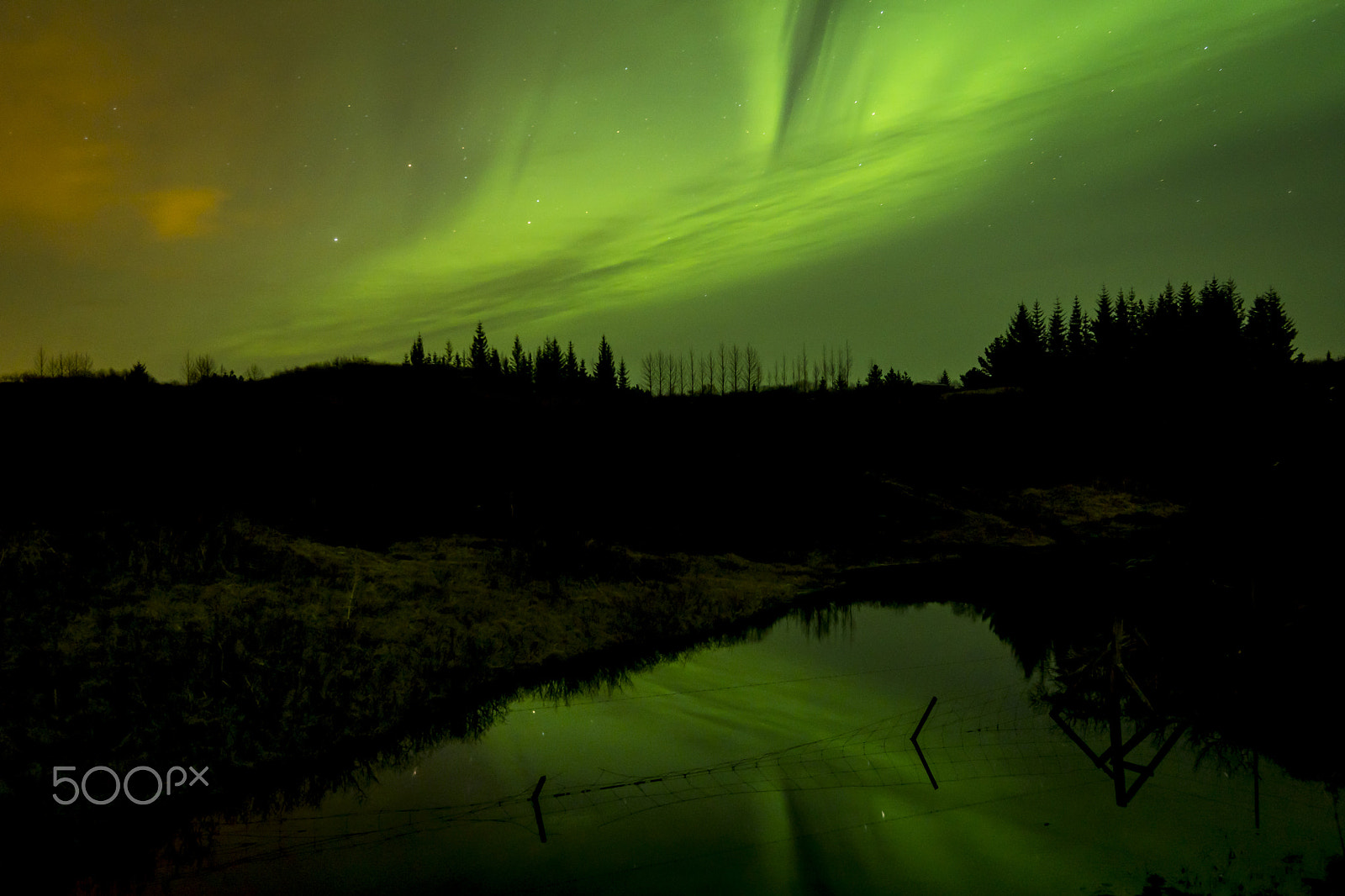 Sony a6500 sample photo. Northen lights iceland photography