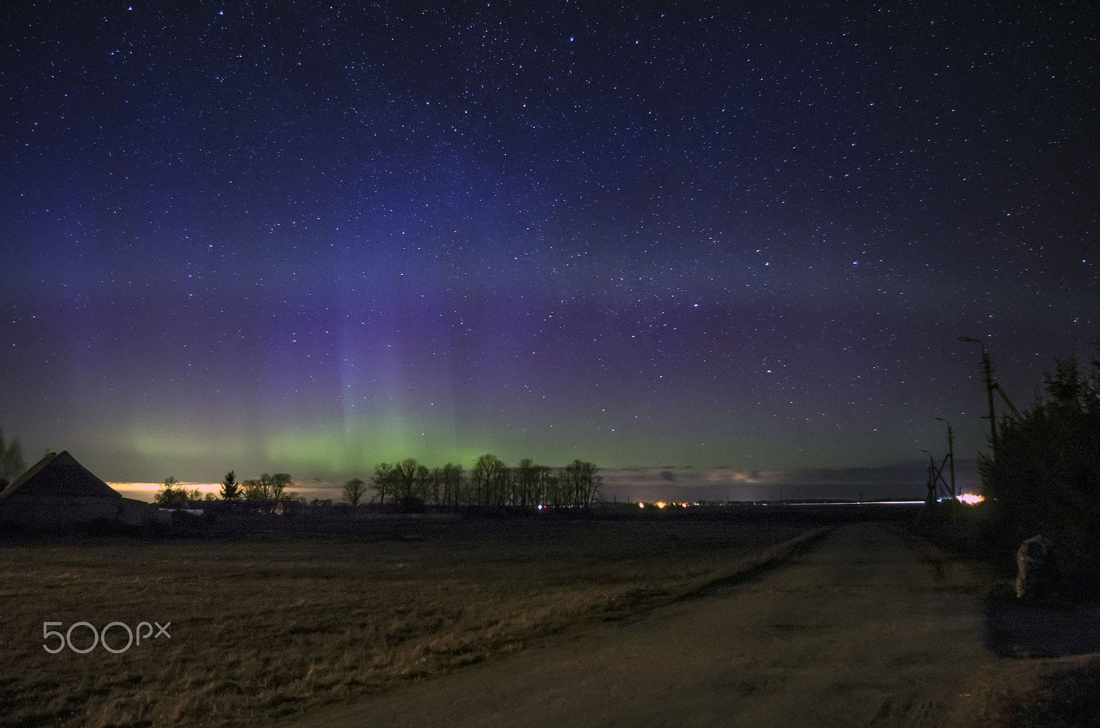 Pentax smc DA 18-55mm F3.5-5.6 AL WR sample photo. Colors in the night (in lithuania) photography