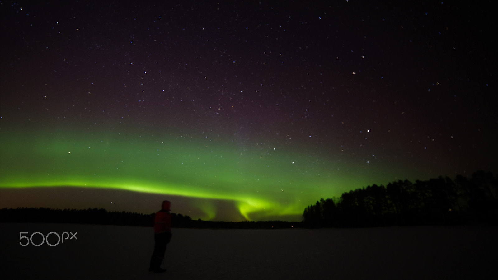 Pentax K-1 + A Series Lens sample photo. Night sky nurmes photography