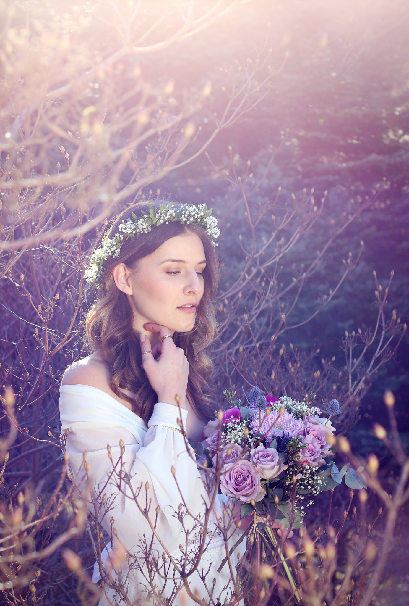 Canon EOS 80D + Canon EF 50mm F1.8 II sample photo. Bohemian bride photography