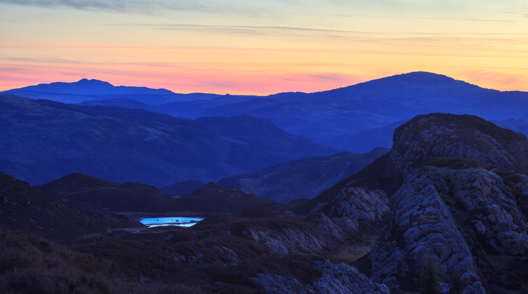 Canon EOS 5D Mark II sample photo. Early morning in wales photography