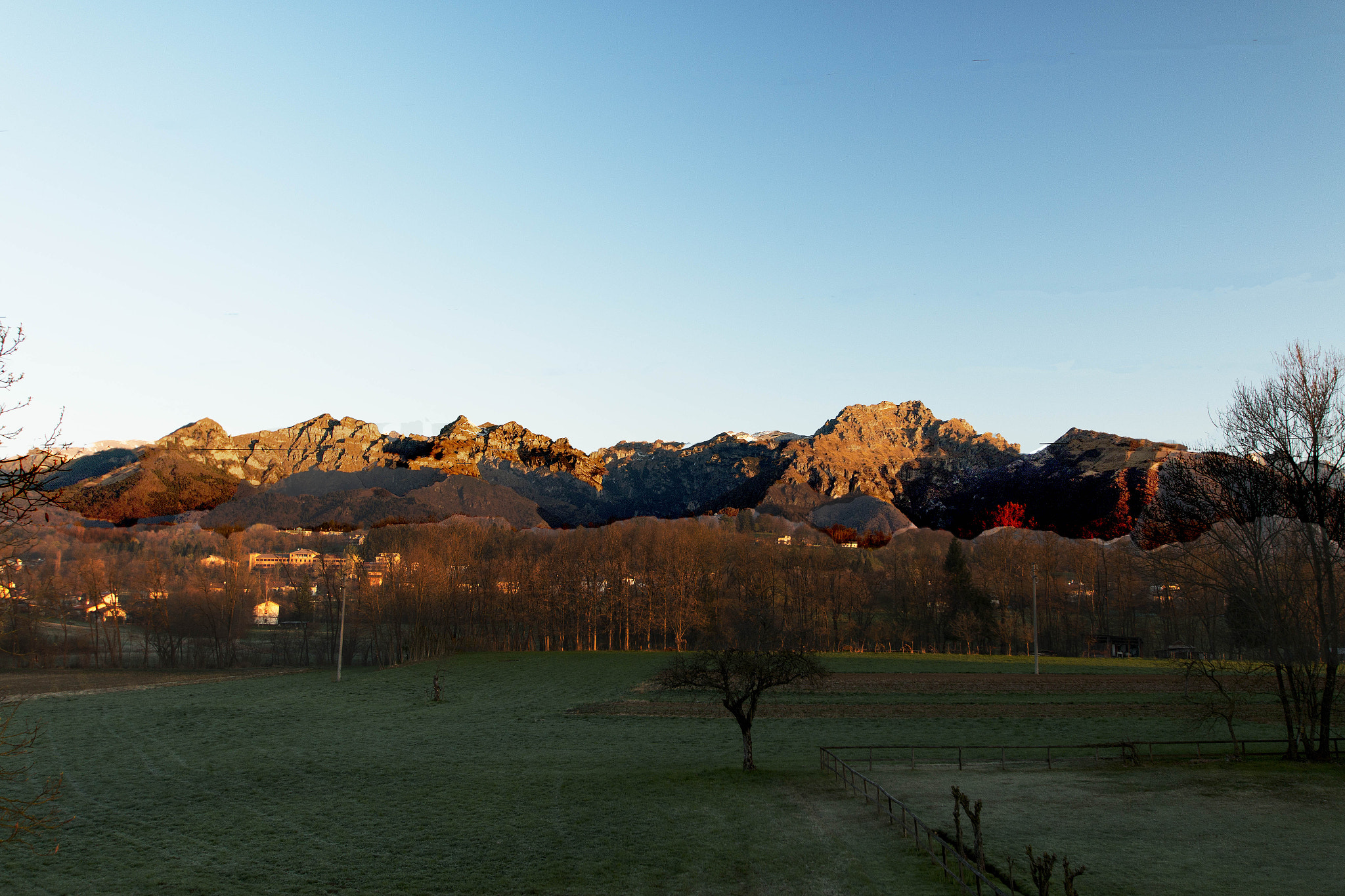 Canon EOS 70D sample photo. The sunrise on feltre peaks (eastern pre-alps) - veneto - italy photography