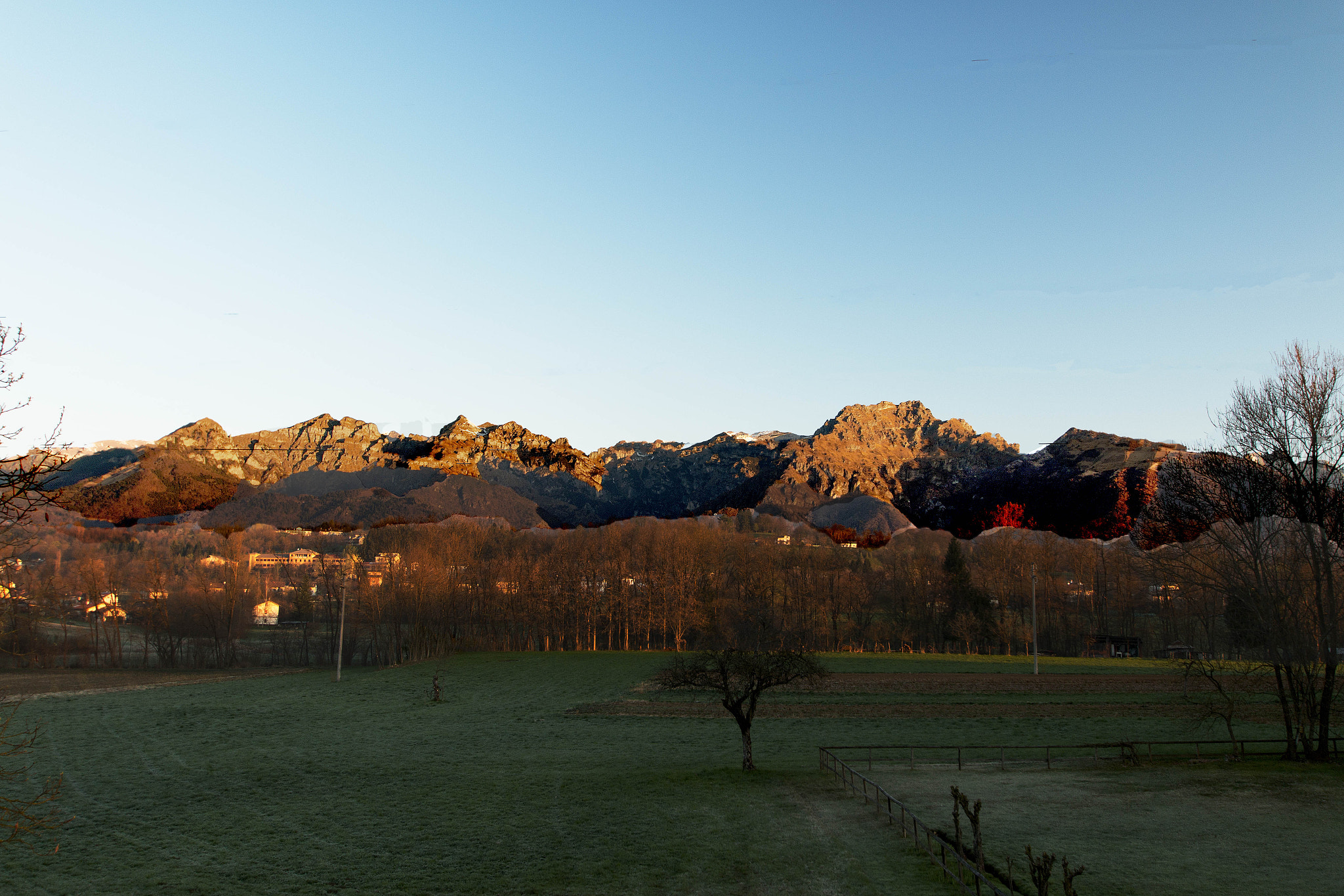 Sigma 10-20mm F3.5 EX DC HSM sample photo. The sunrise on feltre peaks (eastern pre-alps) - veneto - italy photography
