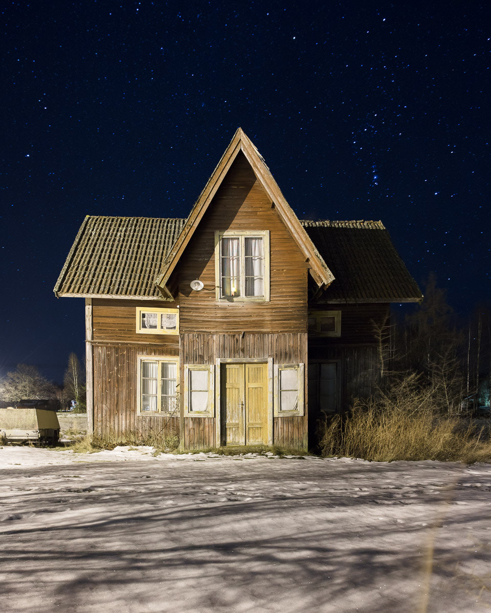 Canon EF 24-70mm F2.8L II USM sample photo. Sollerön natt i photography