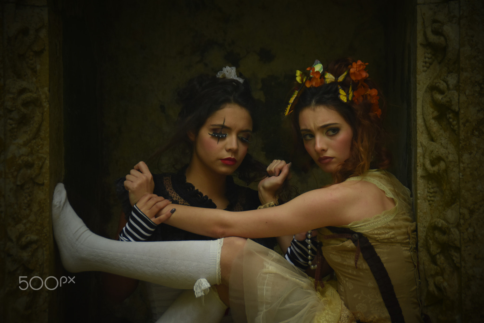 Nikon D5500 sample photo. Window dolls photography