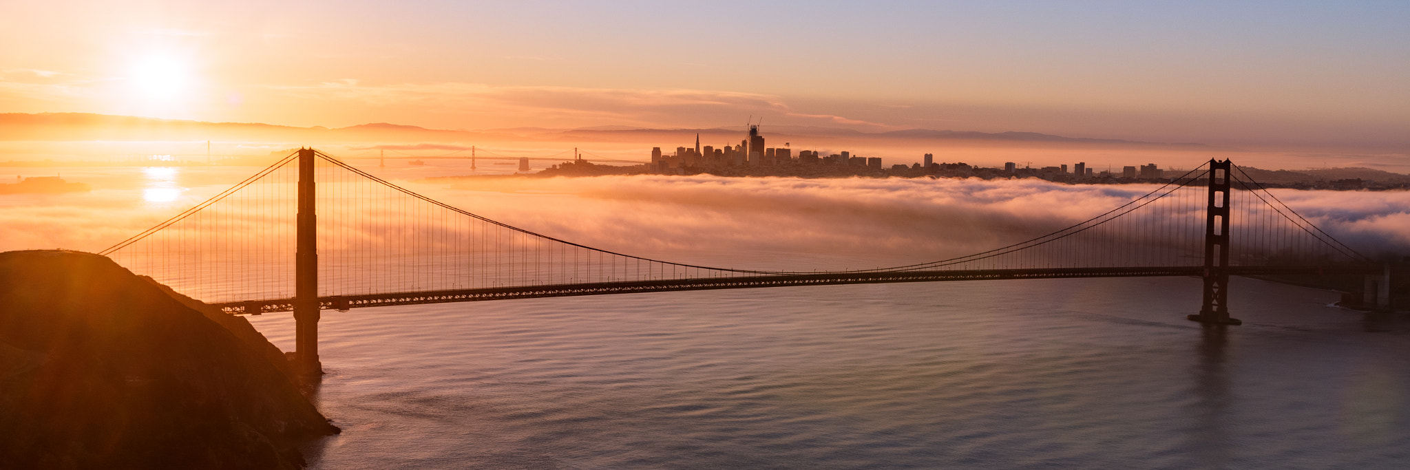 Canon EF-S 17-55mm F2.8 IS USM sample photo. San francisco sunrise photography